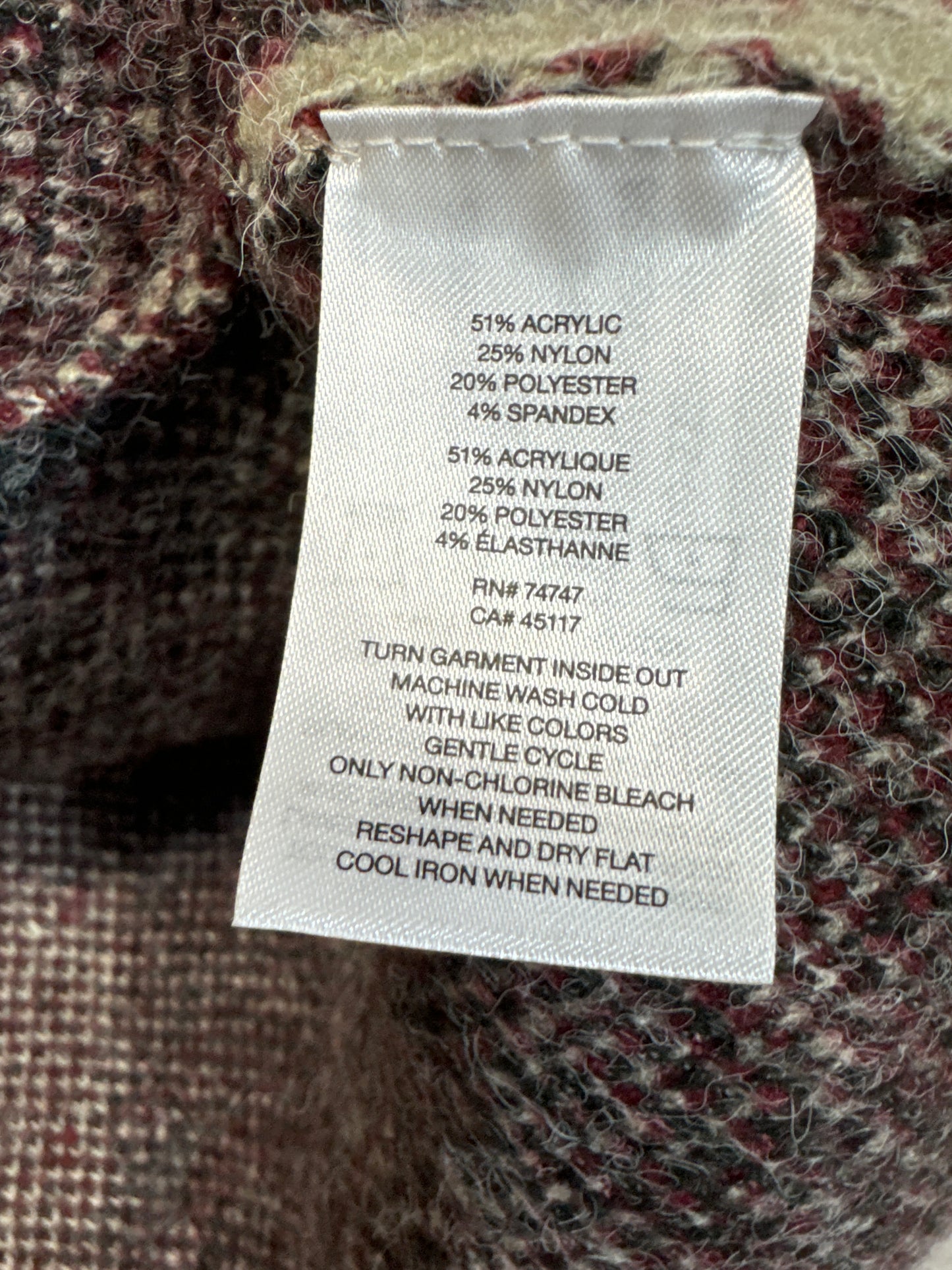 Sweater Cardigan By Natural Reflections In Grey, Size: M