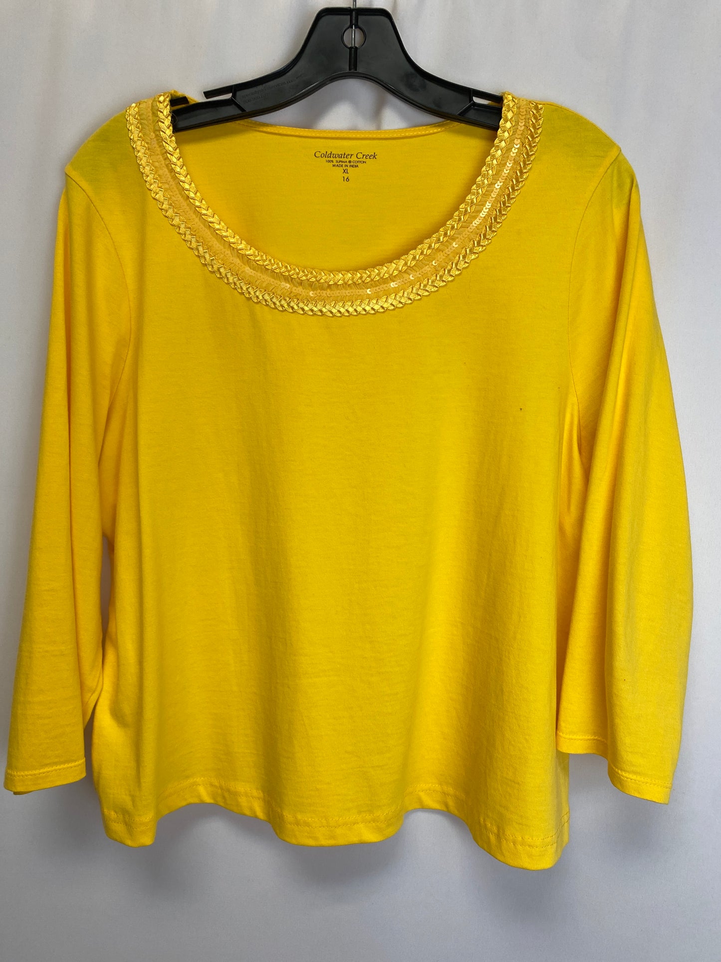 Top 3/4 Sleeve By Coldwater Creek Size: Xl