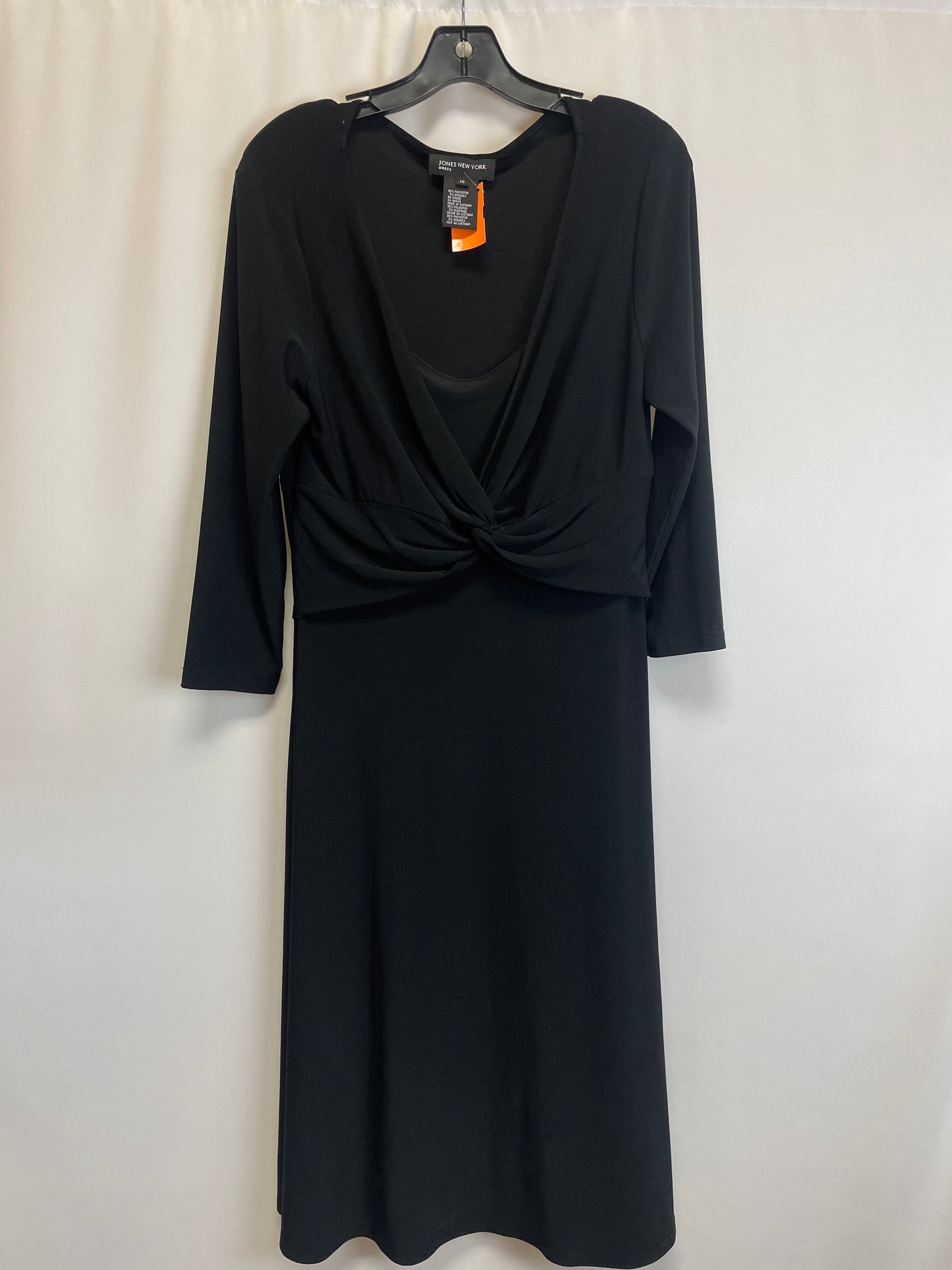 Dress Casual Midi By Jones New York Size: L