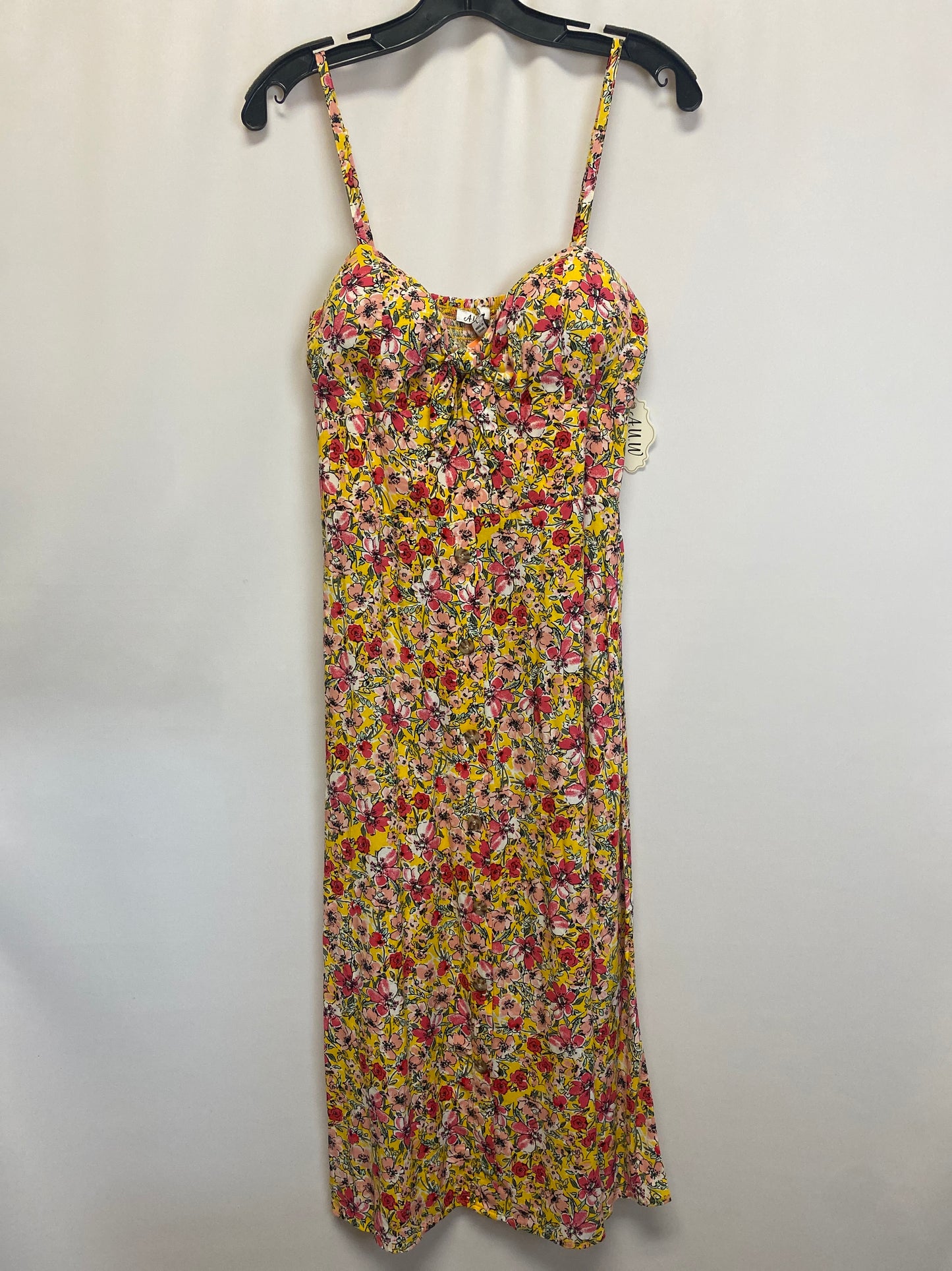 Dress Casual Maxi By Auw Size: L