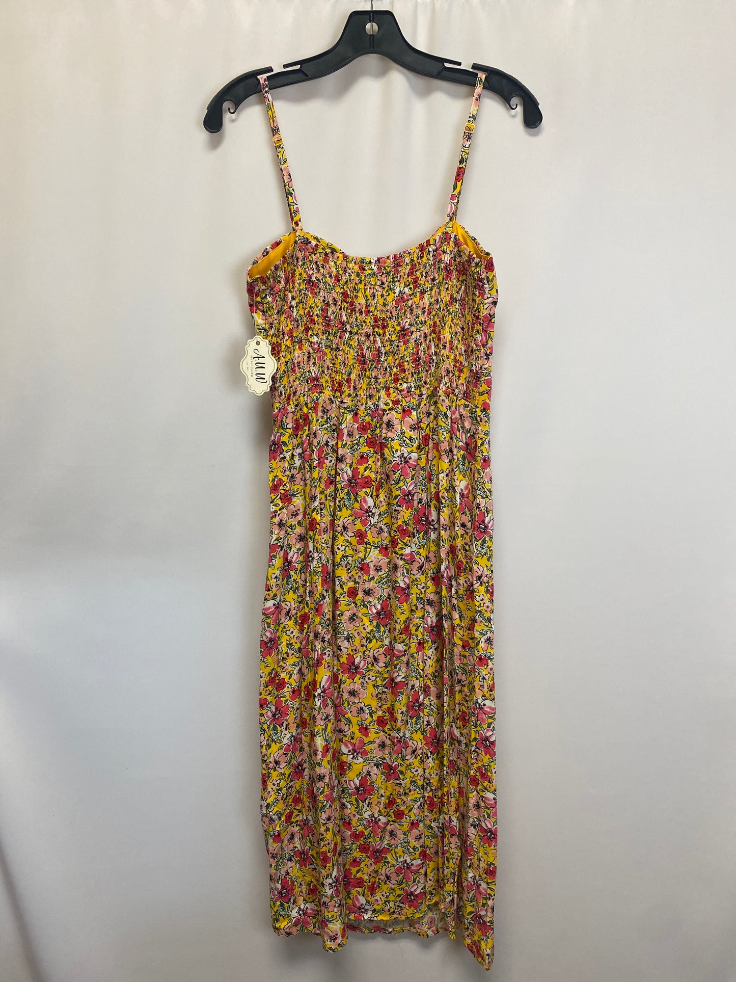 Dress Casual Maxi By Auw Size: L