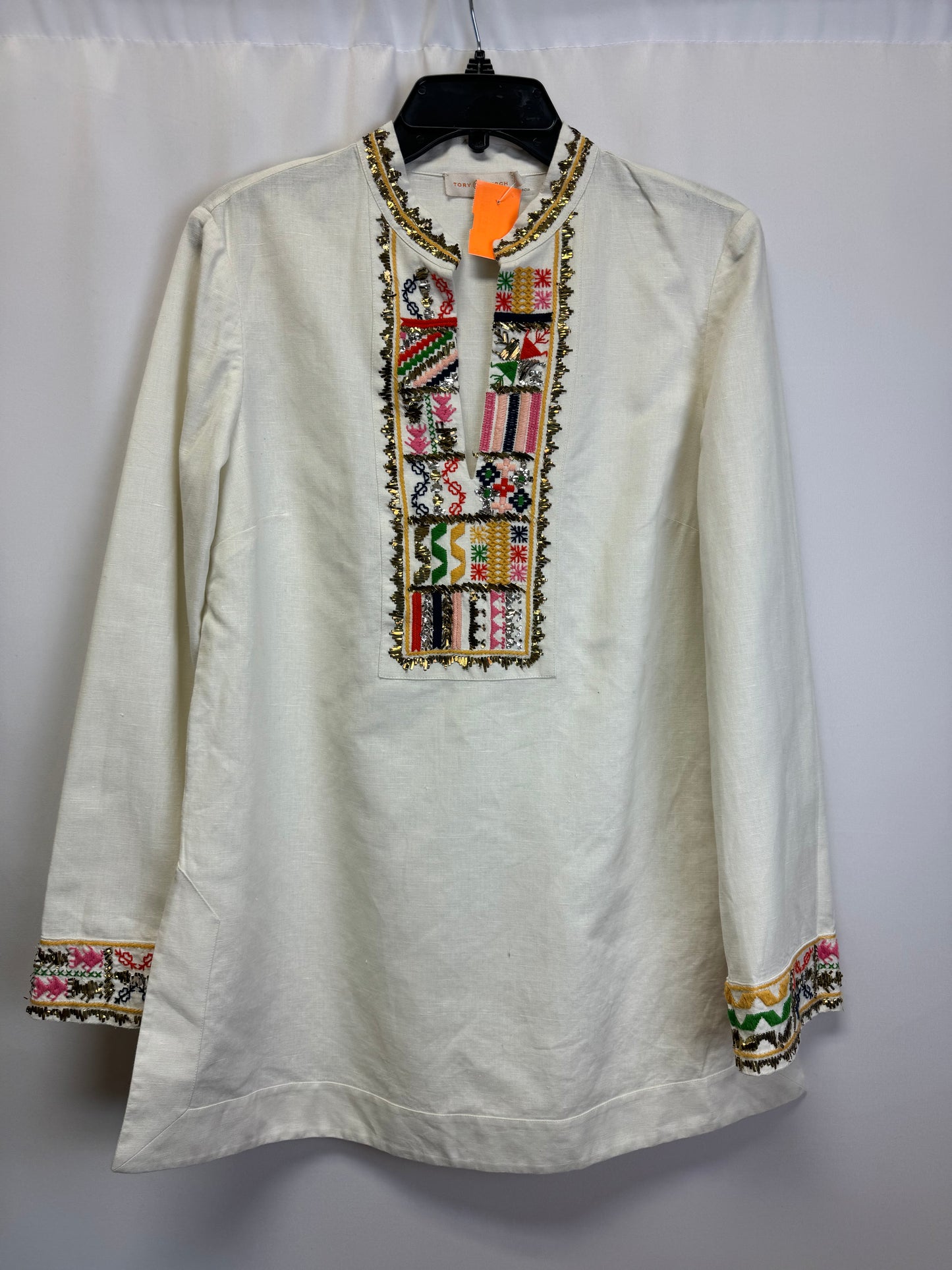 Tunic 3/4 Sleeve By Tory Burch Size: M (10)