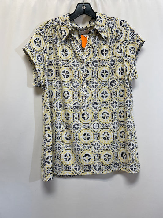 Top Short Sleeve By Charter Club  Size: Xl