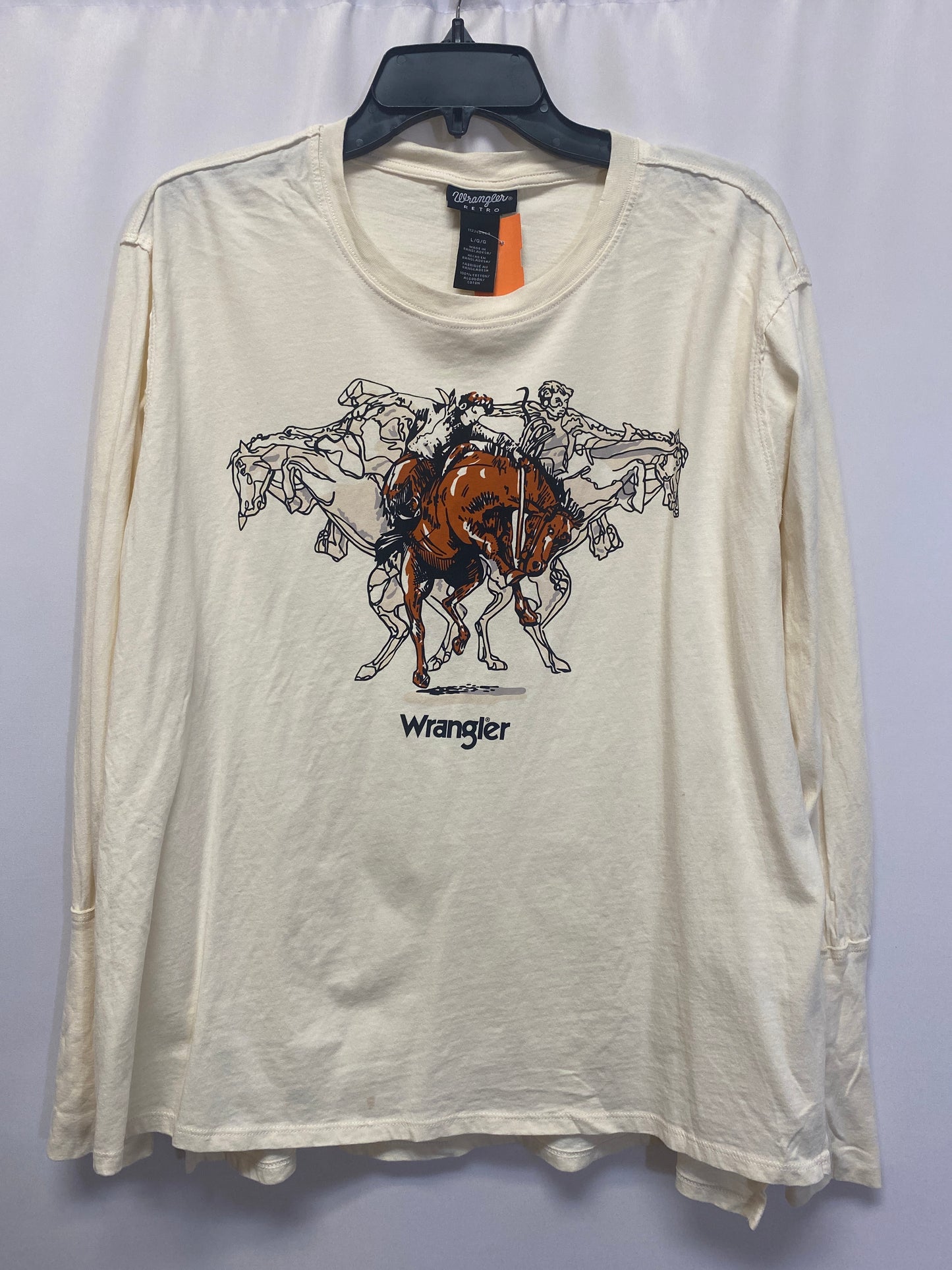 Top Long Sleeve By Wrangler  Size: L