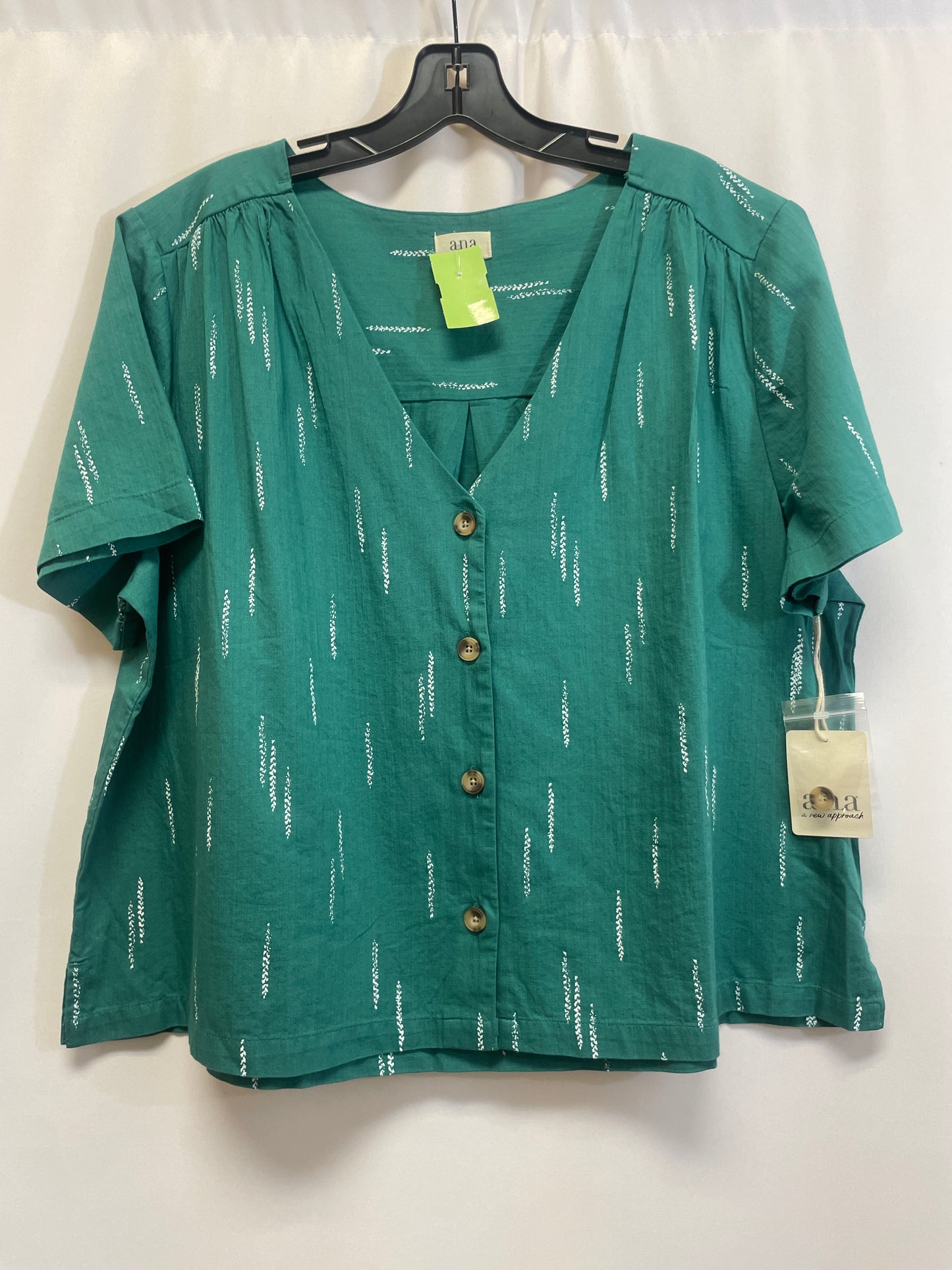 Top Short Sleeve By Ana  Size: Xl