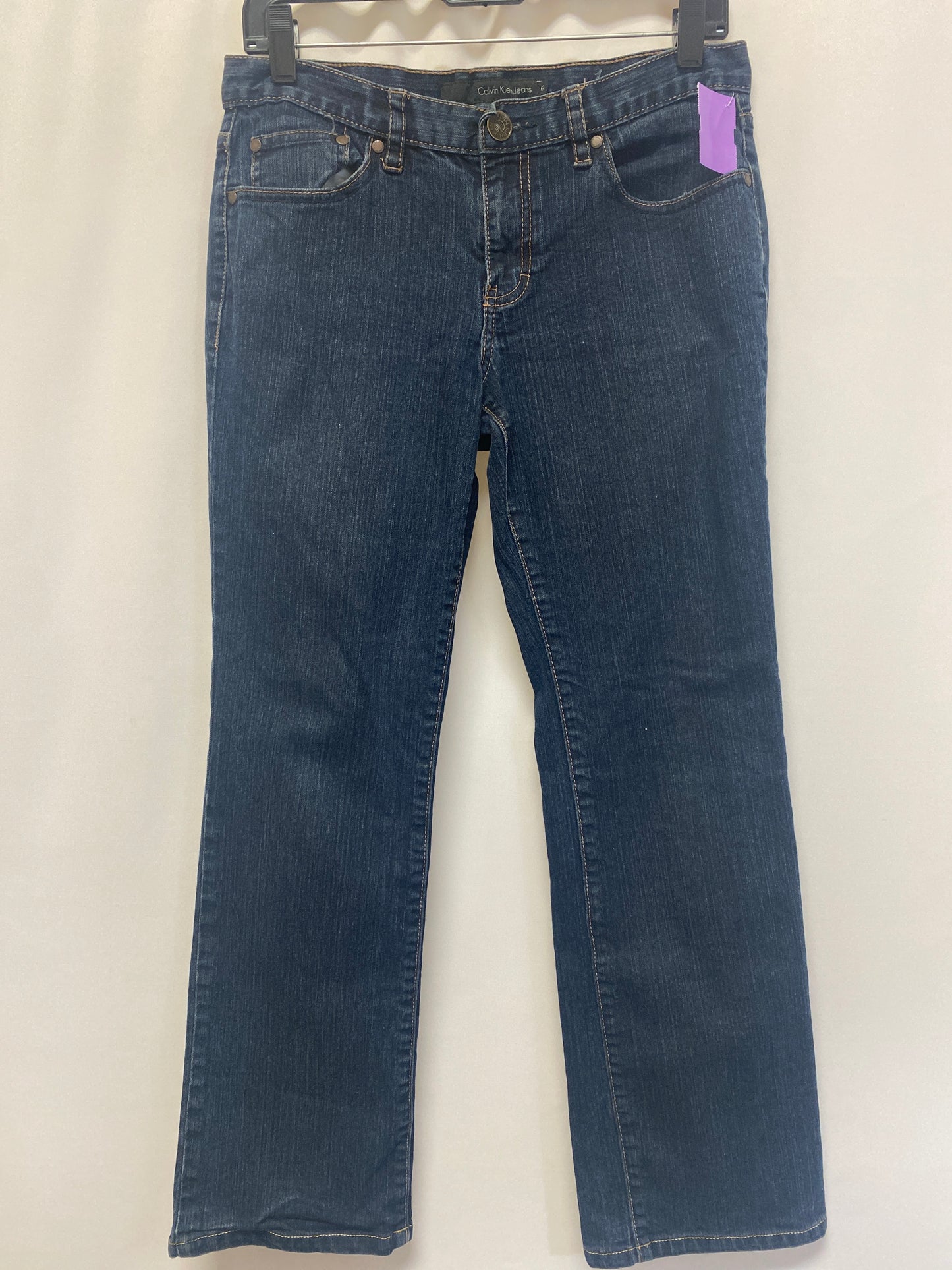 Jeans Straight By Calvin Klein  Size: 6