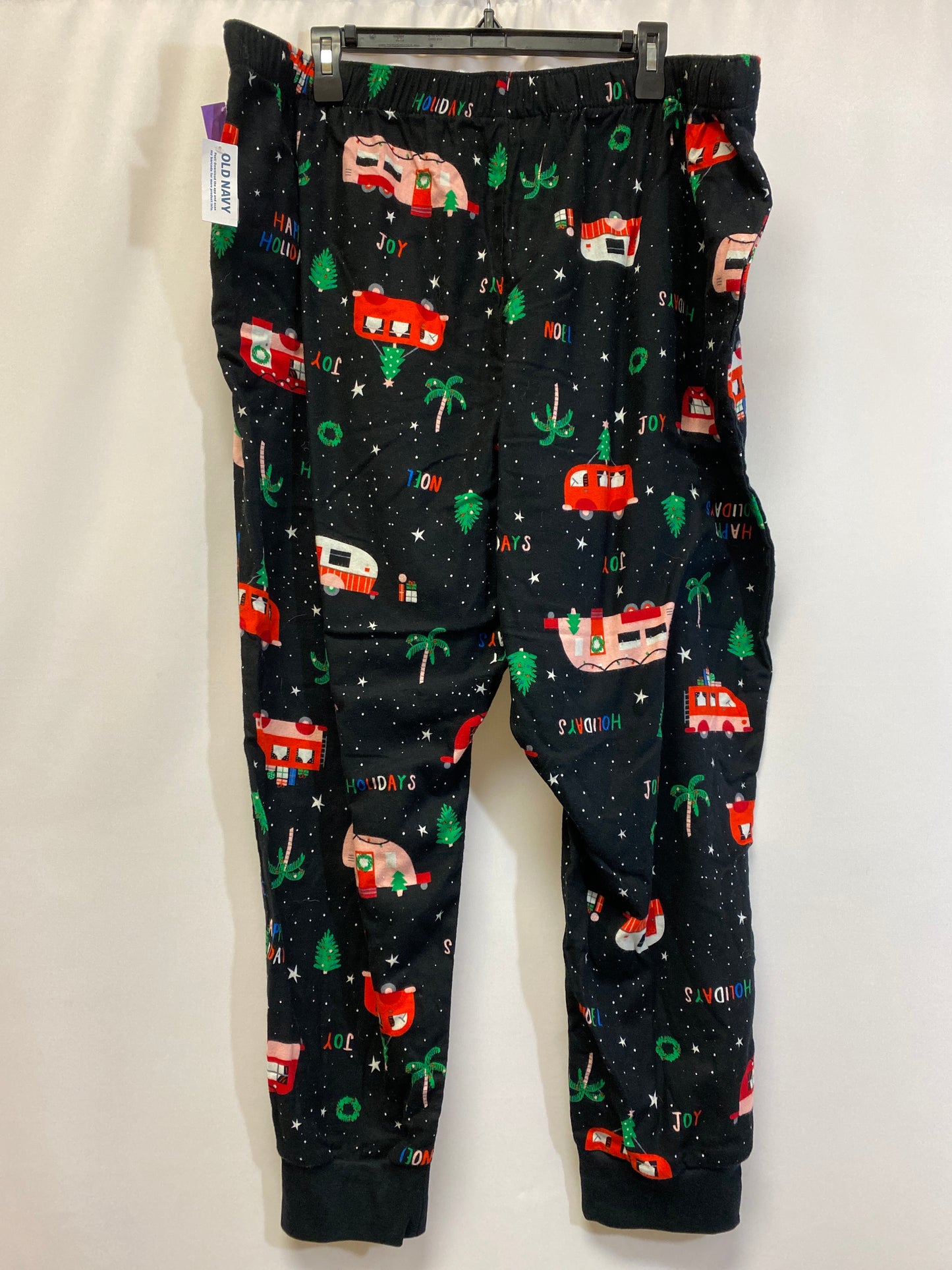 Black Pajama Pants Old Navy, Size 2x