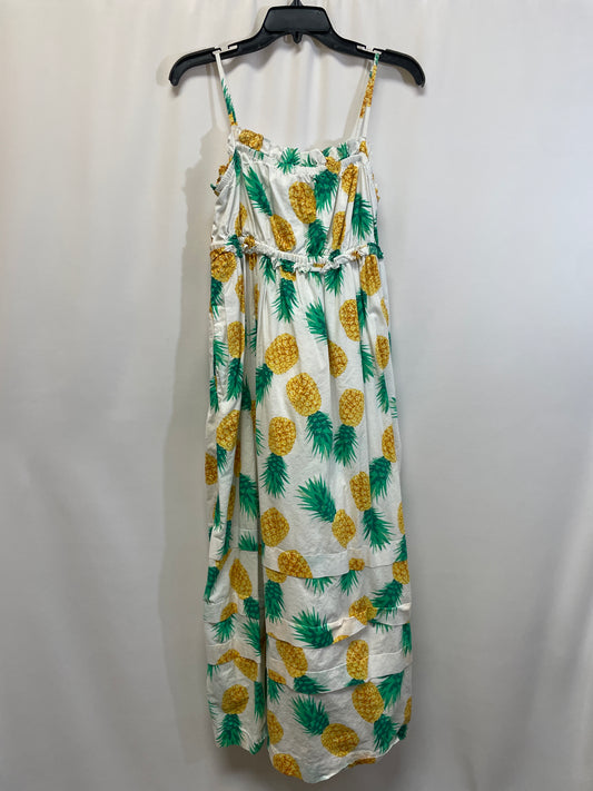 White Dress Casual Maxi J. Crew, Size M