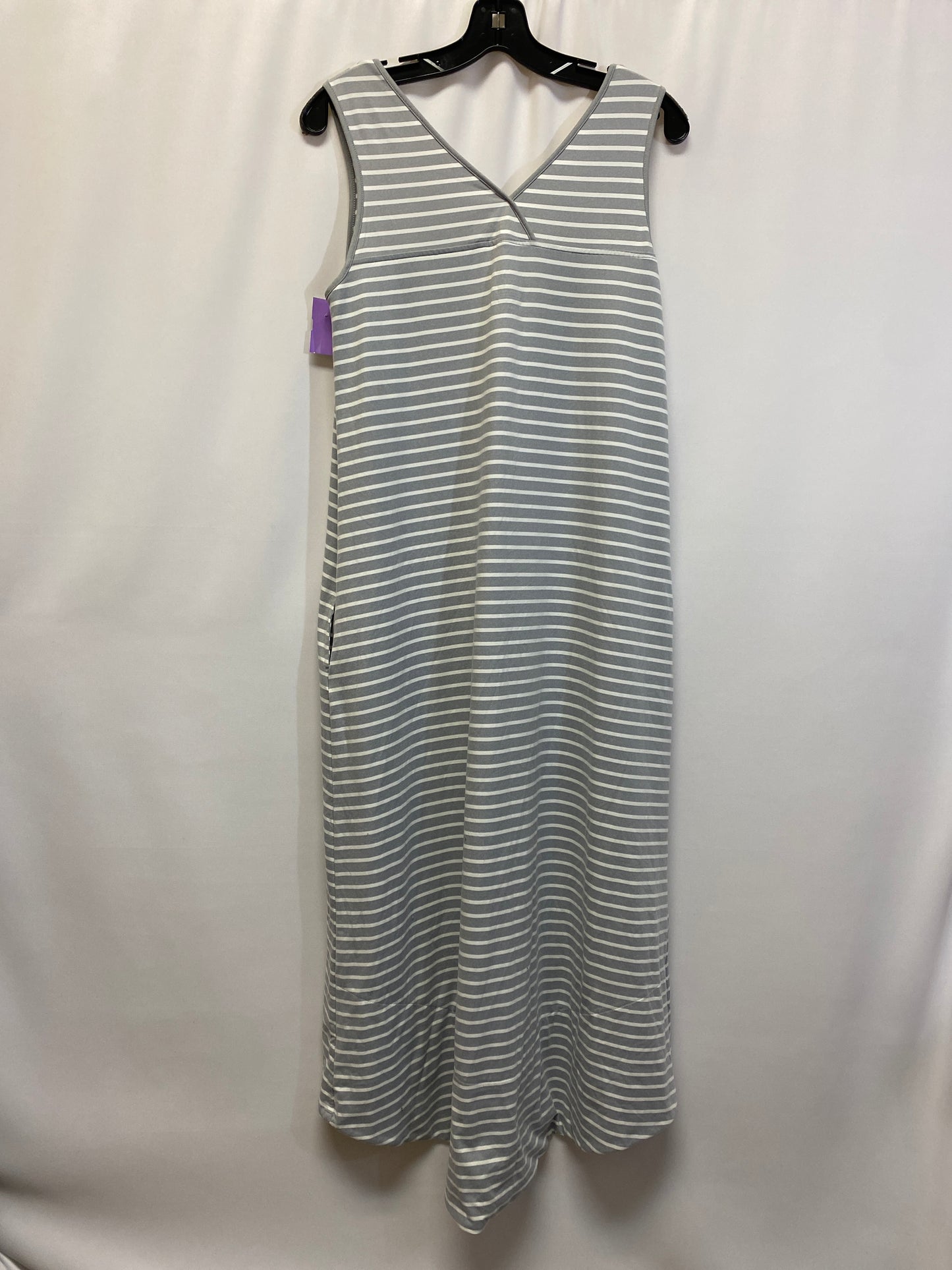 Grey Dress Casual Maxi Cuddl Duds, Size M