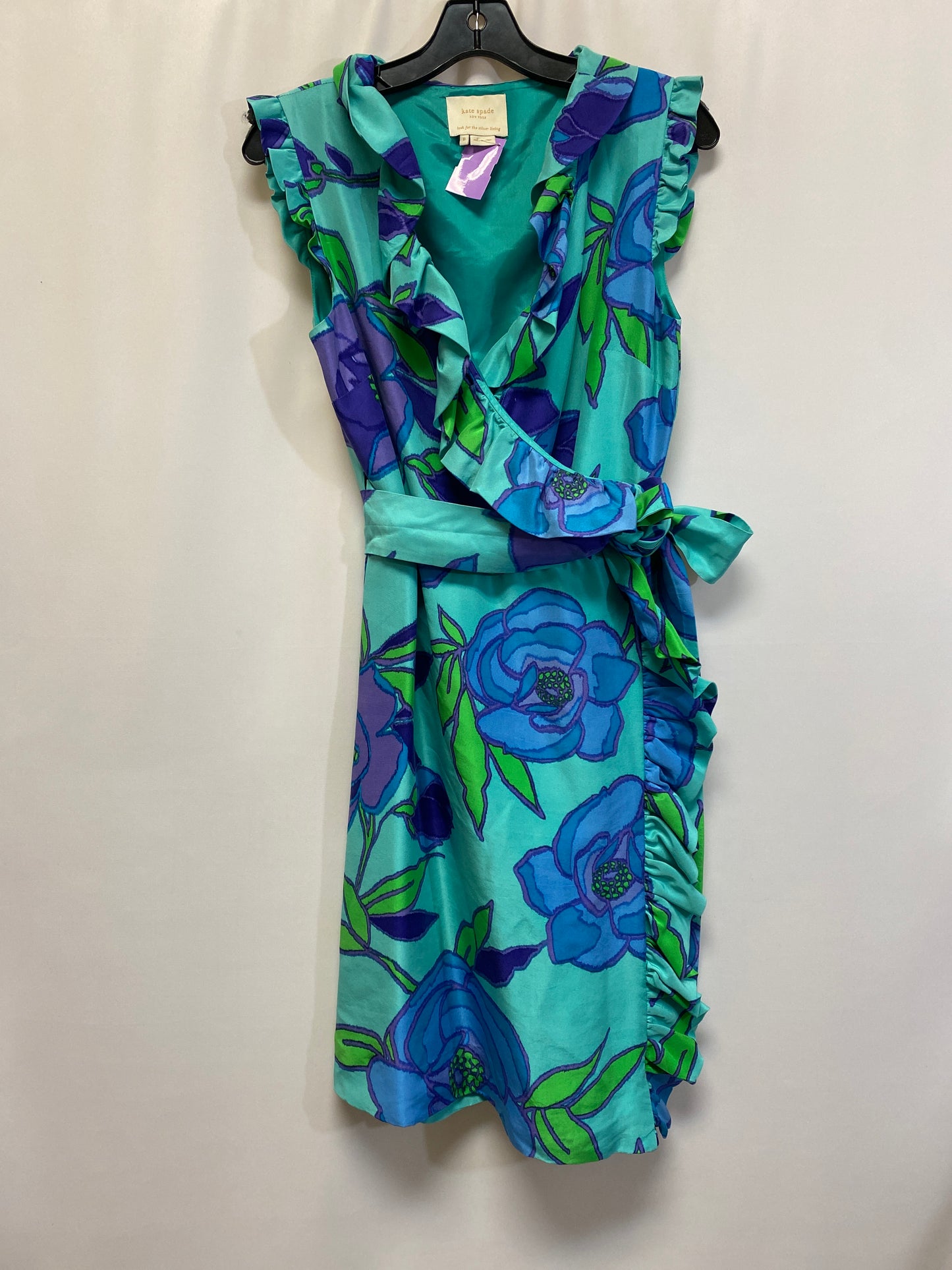 Blue Dress Casual Midi Kate Spade, Size 8