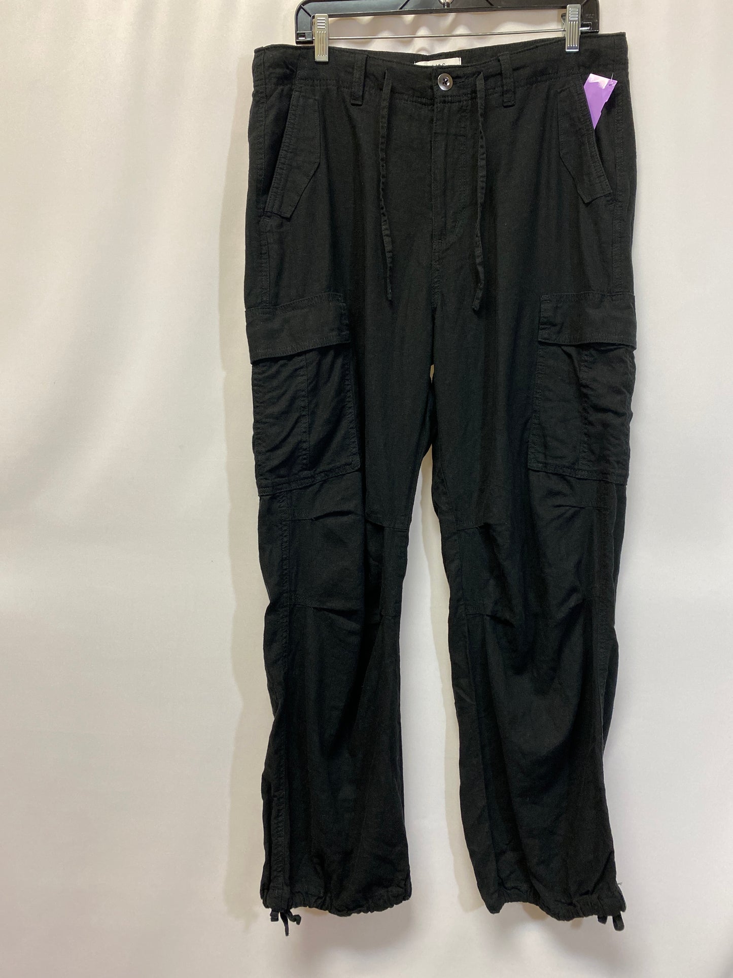 Black Pants Cargo & Utility Clothes Mentor, Size 16