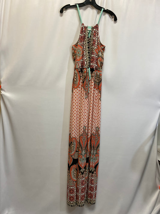 Peach Dress Casual Maxi Gilli, Size S