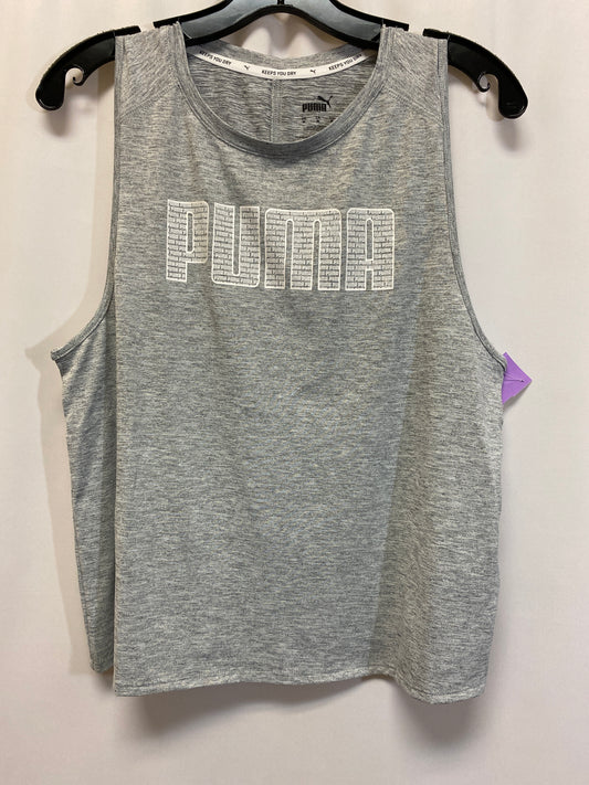 Grey Athletic Tank Top Puma, Size M