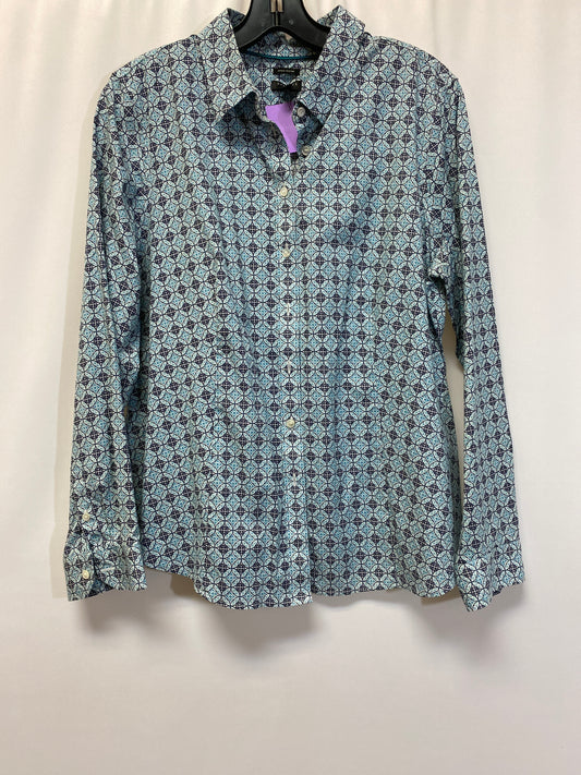 Teal Top Long Sleeve Talbots, Size Petite   Xl