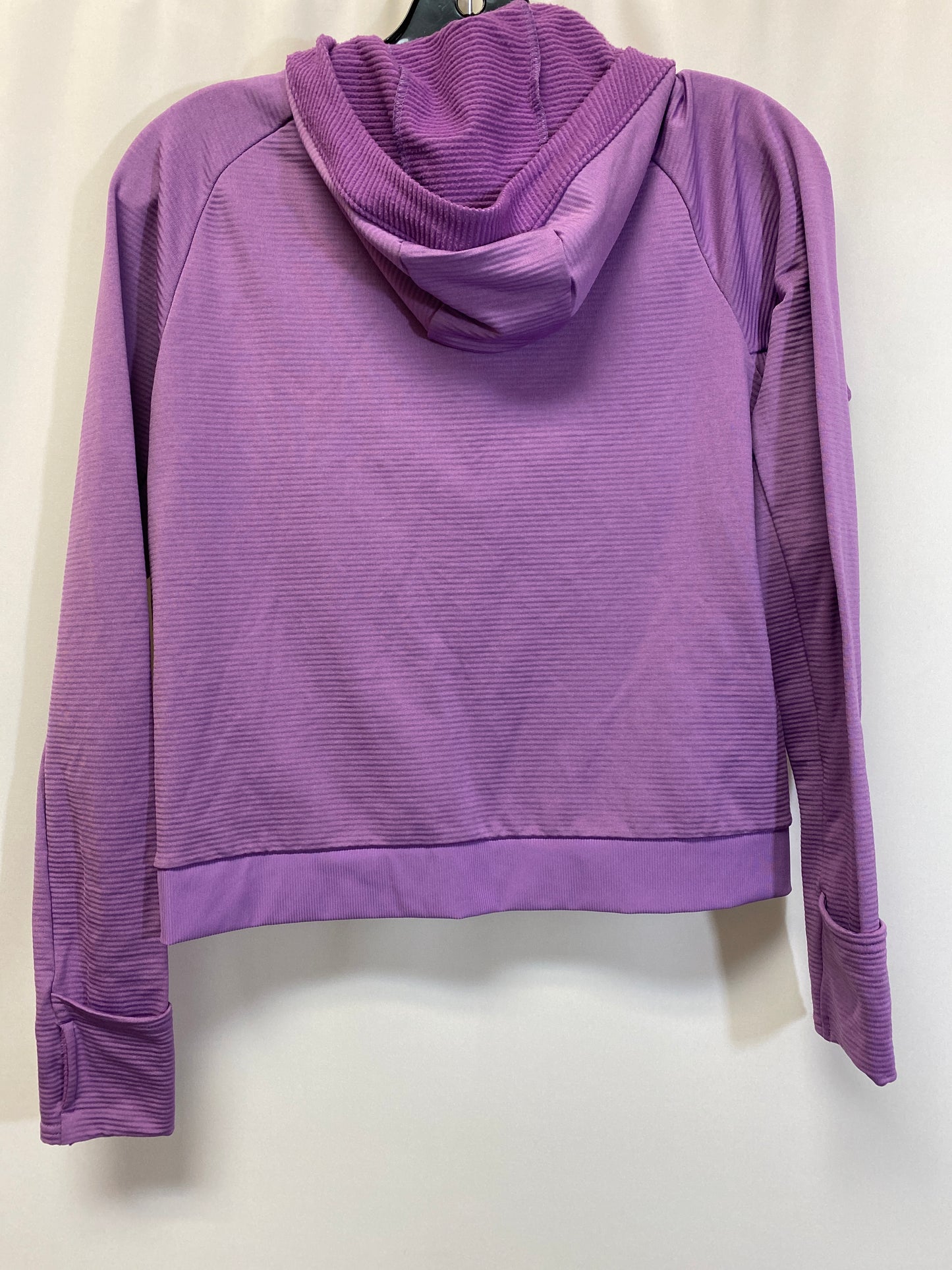 Purple Athletic Sweatshirt Hoodie Brooks, Size S