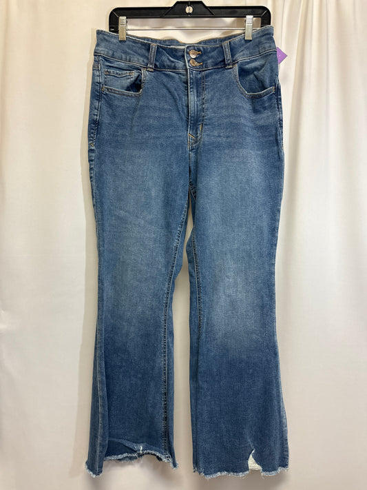 Blue Denim Jeans Flared Maurices, Size 12