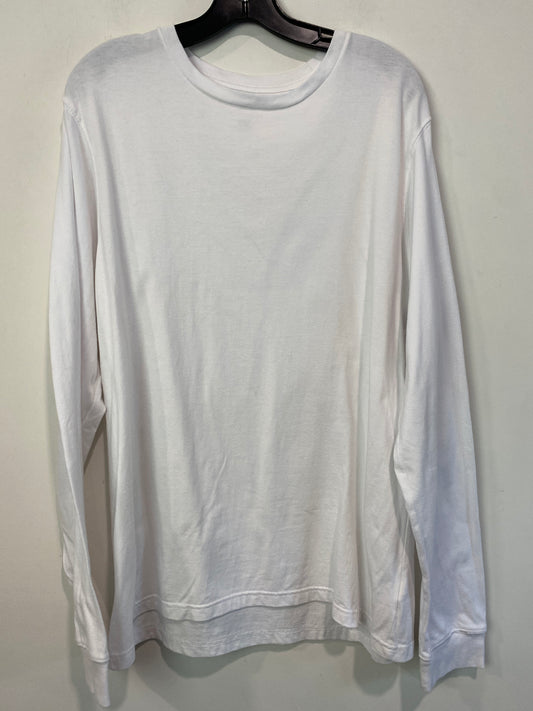 White Top Long Sleeve George, Size Xl