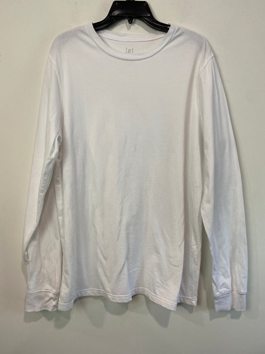 White Top Long Sleeve George, Size Xl