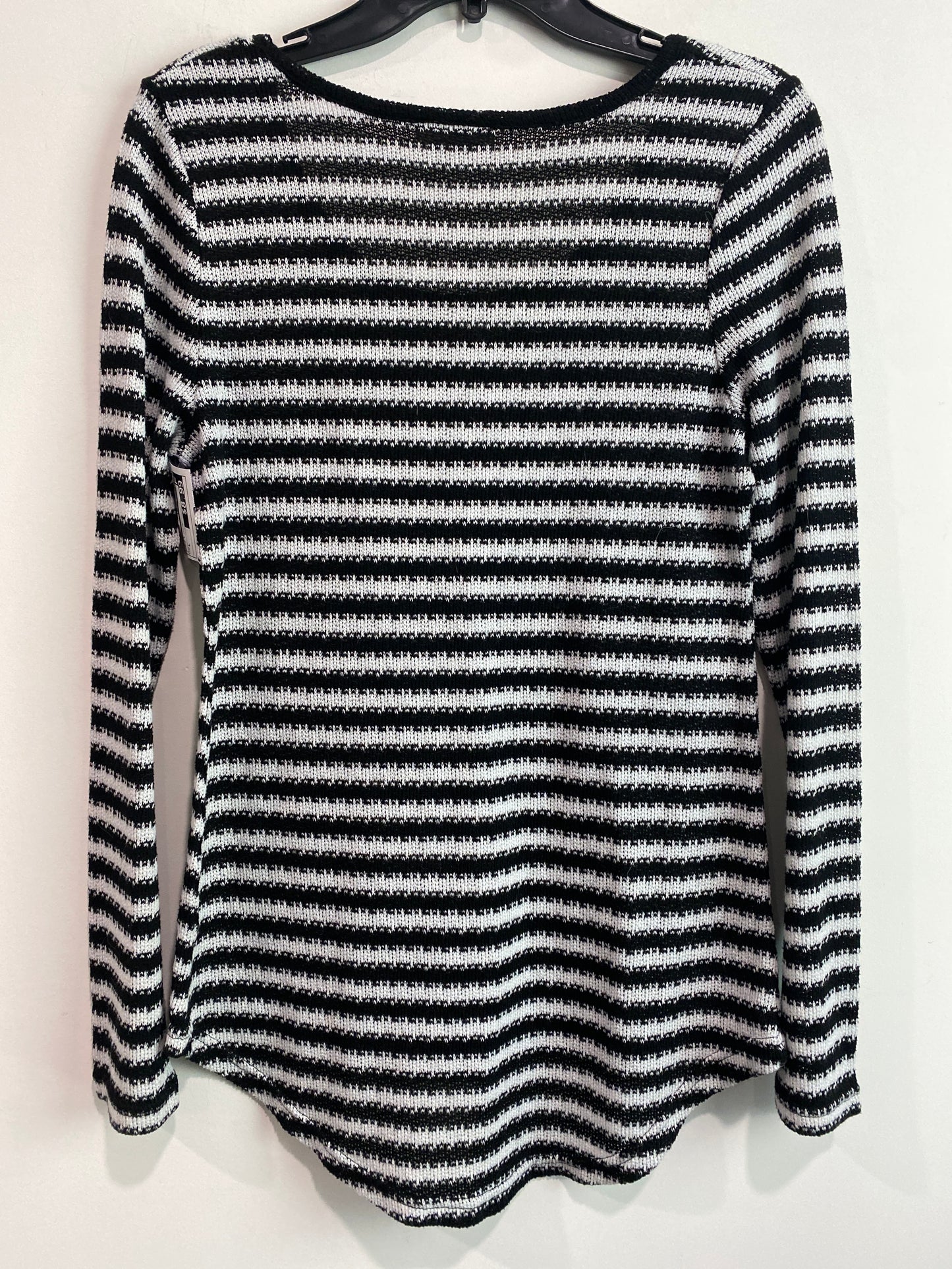 Black & White Top Long Sleeve Bobbie Brooks, Size L