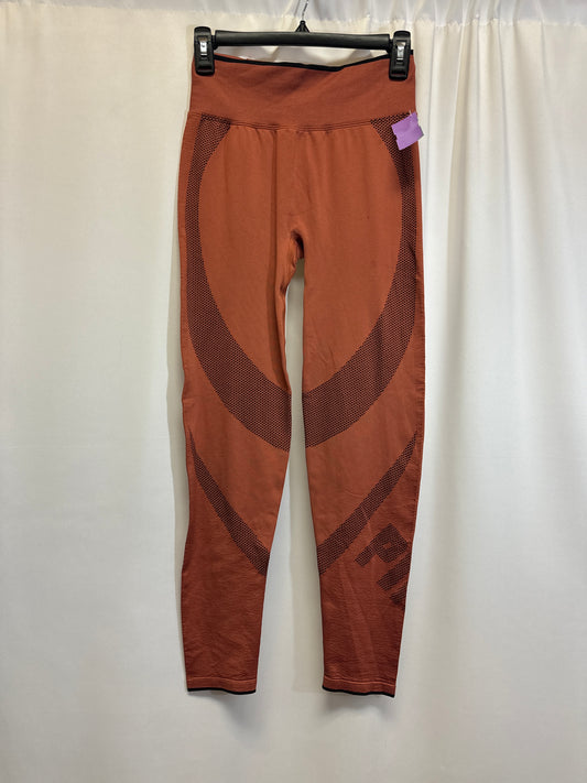 Brown Athletic Leggings Pink, Size S