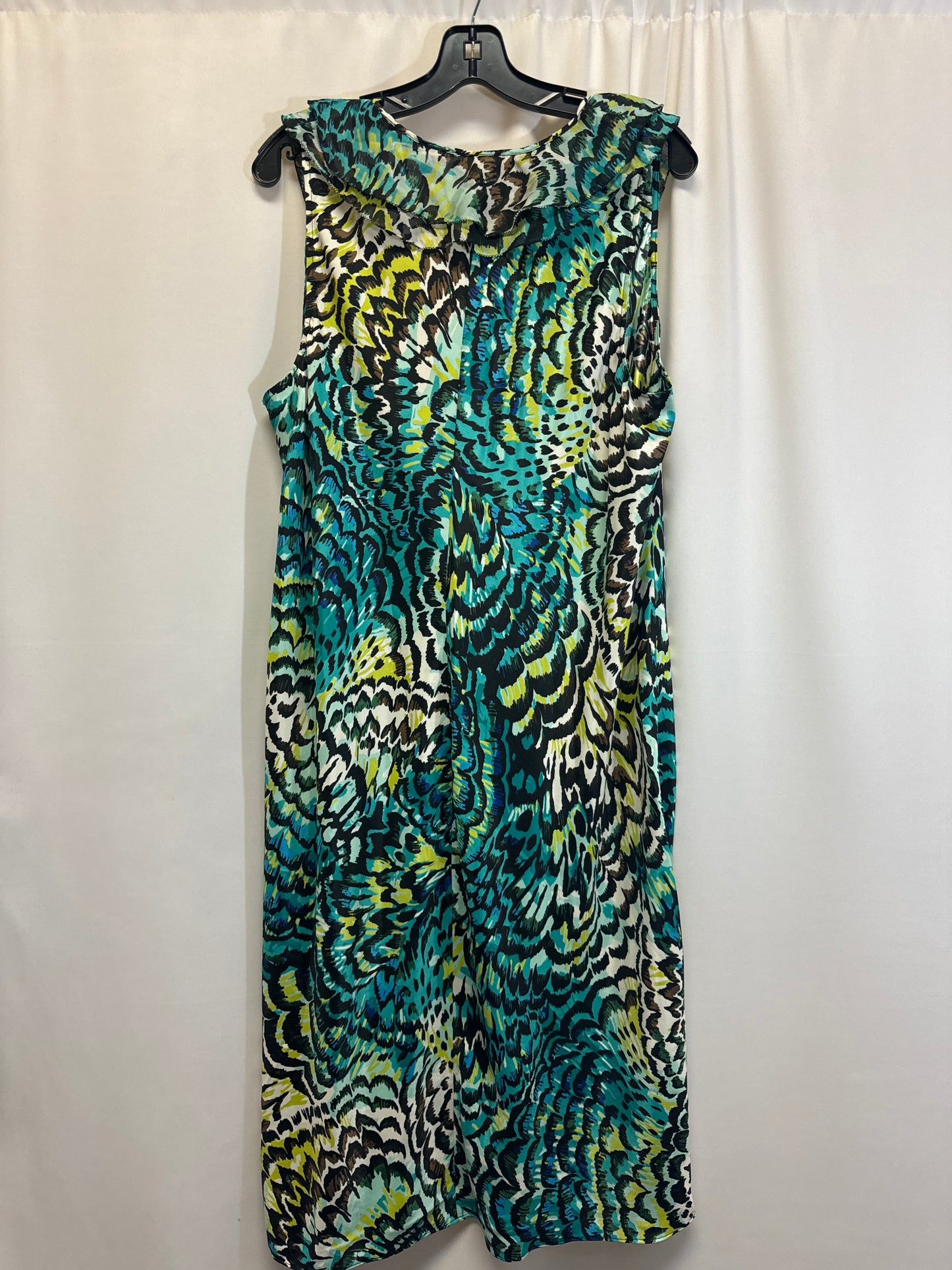 Blue Dress Casual Maxi Lane Bryant, Size 2x