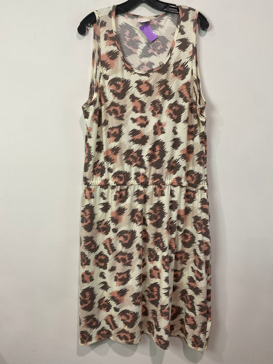 Tan Dress Casual Midi Lularoe, Size 3x