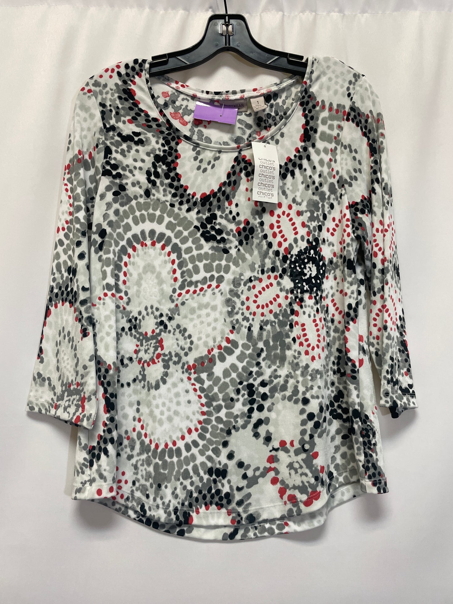 White Top Long Sleeve Chicos, Size M