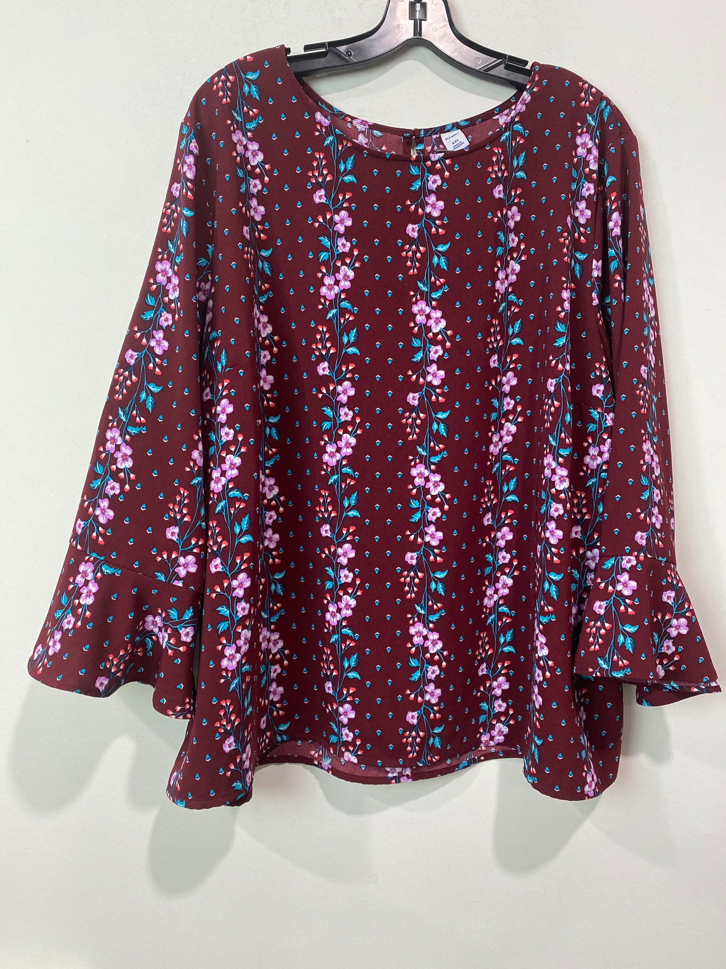 Mauve Top LS Old Navy, Size Xxl