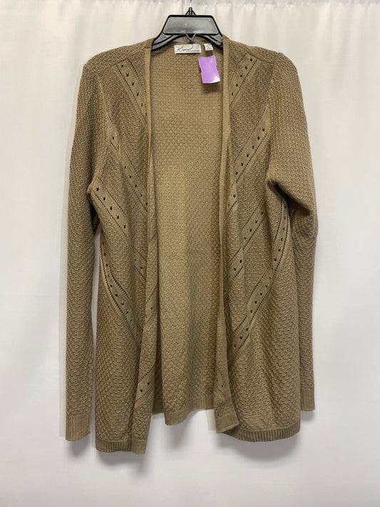 Taupe Cardigan Kim Rogers, Size Xl