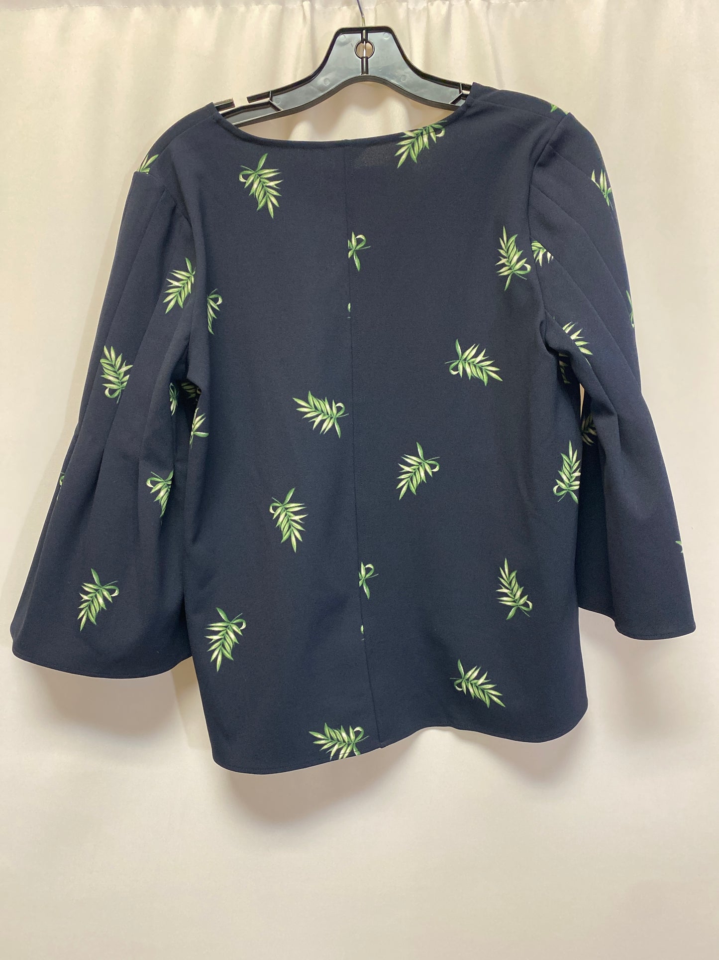 Navy Top 3/4 Sleeve Ann Taylor, Size S