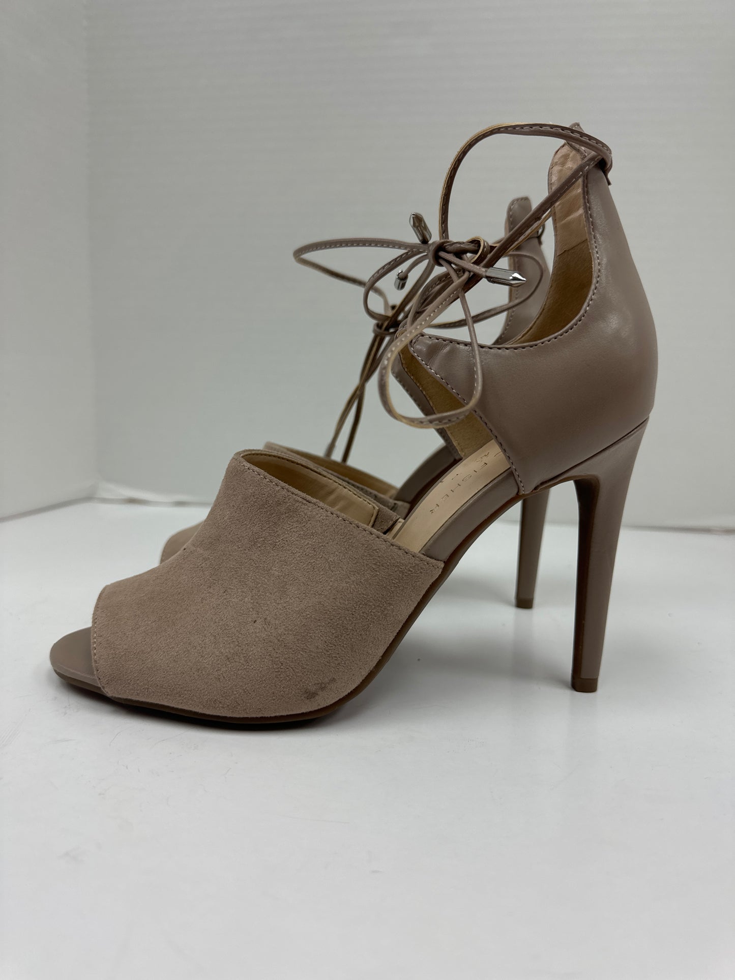 Taupe Shoes Heels Stiletto Marc Fisher, Size 7.5