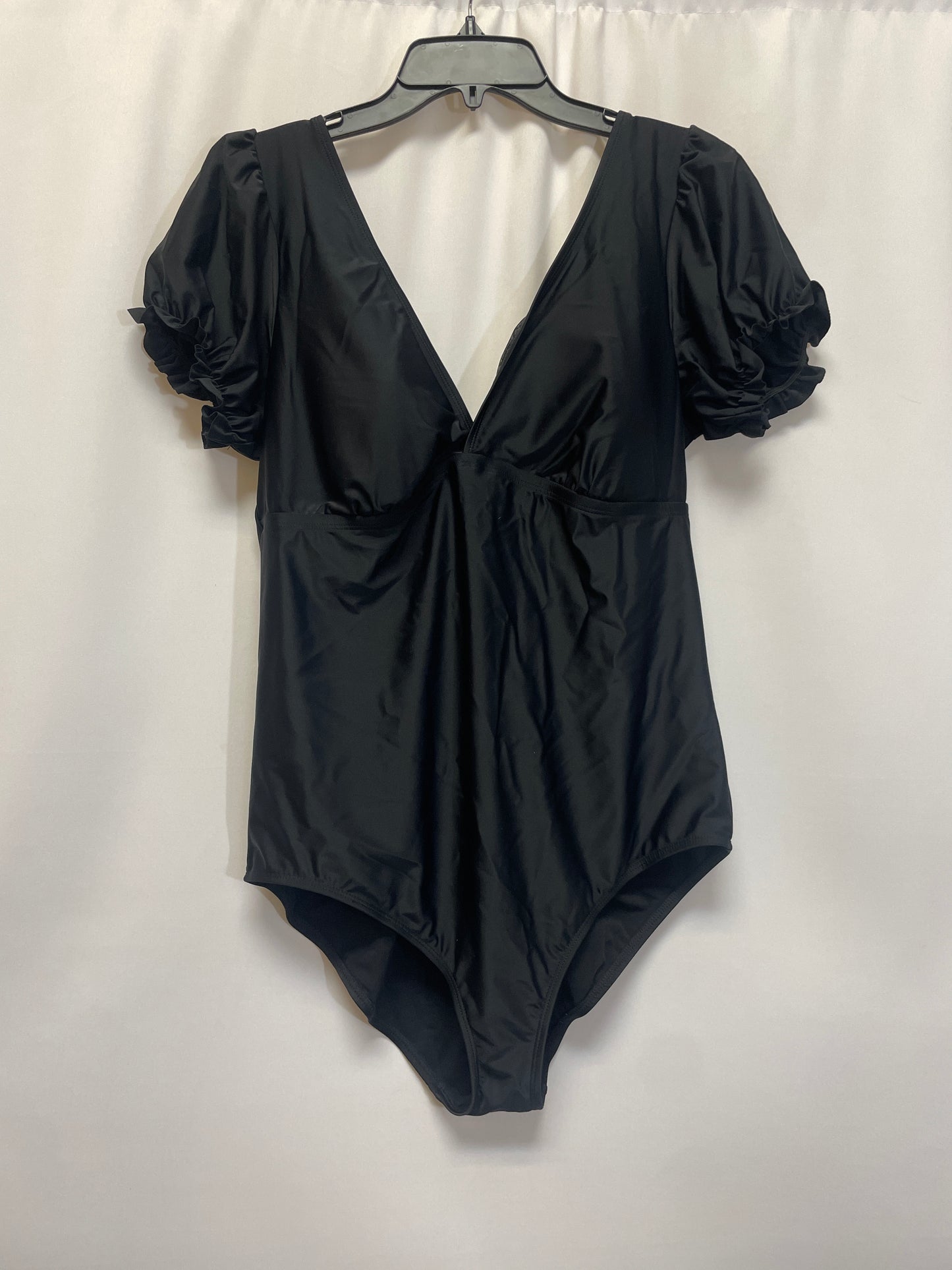 Black Swimsuit Retro, Size Xl