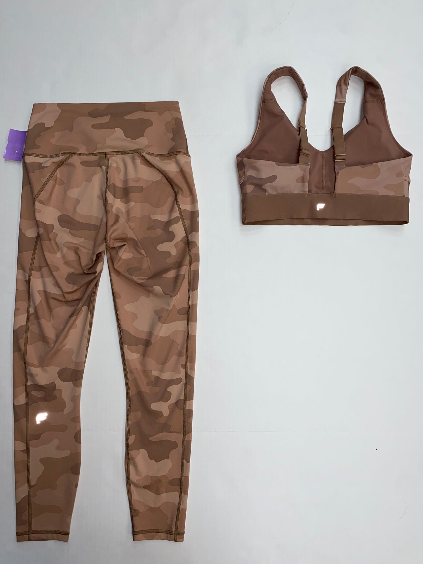 Taupe Athletic Pants 2pc Fabletics, Size S