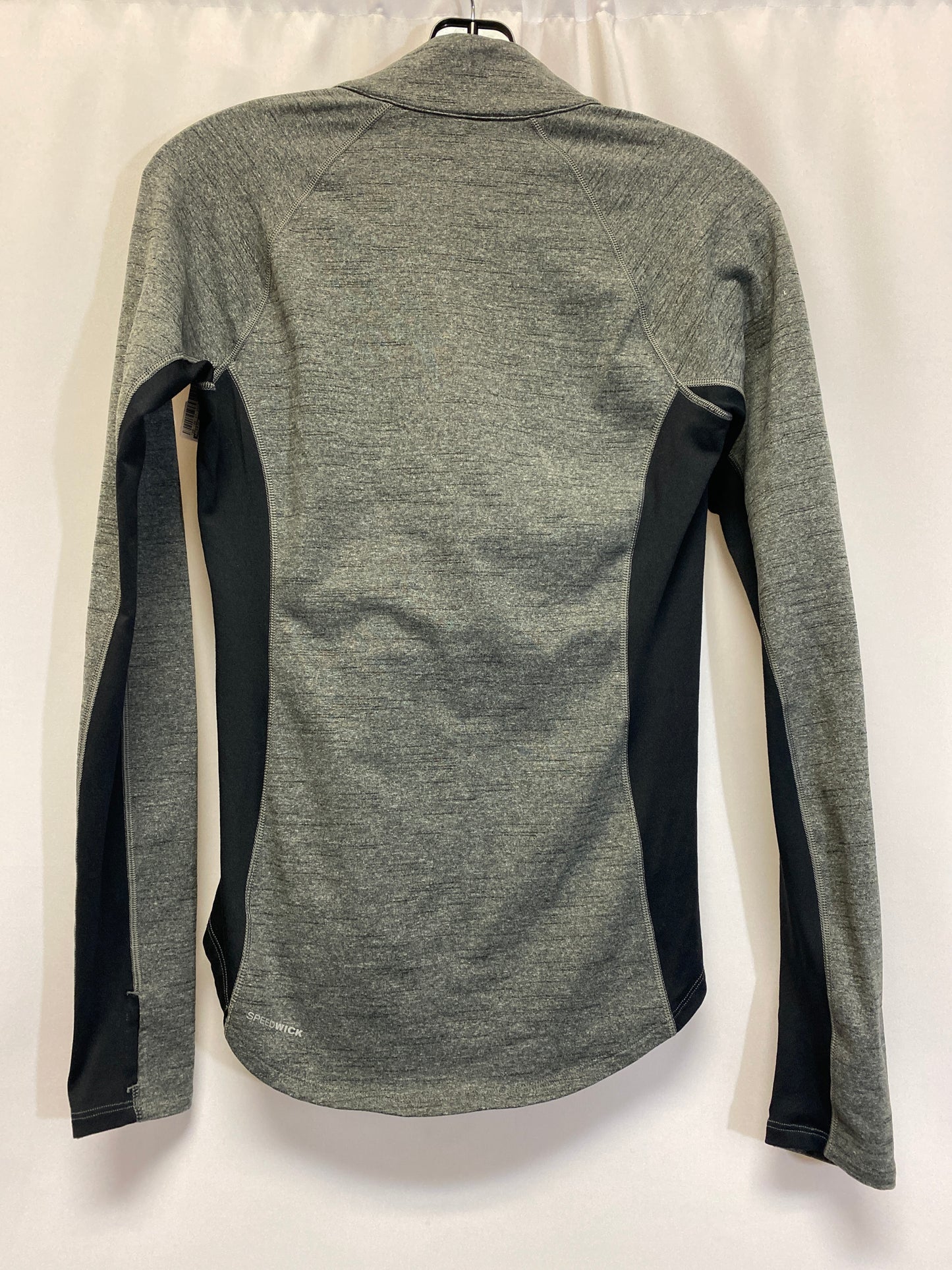 Grey Athletic Top Long Sleeve Crewneck Reebok, Size S