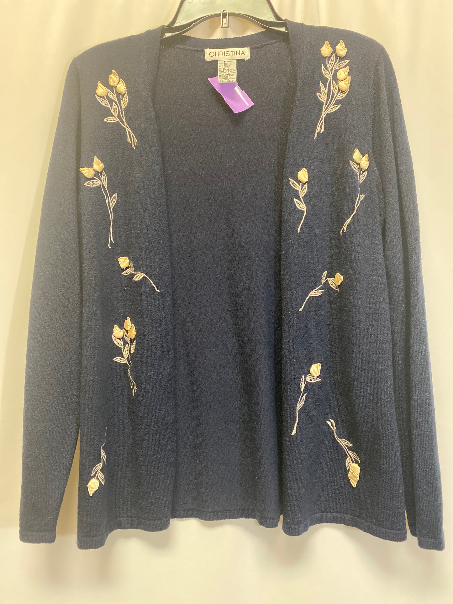 Navy Cardigan Christina, Size M