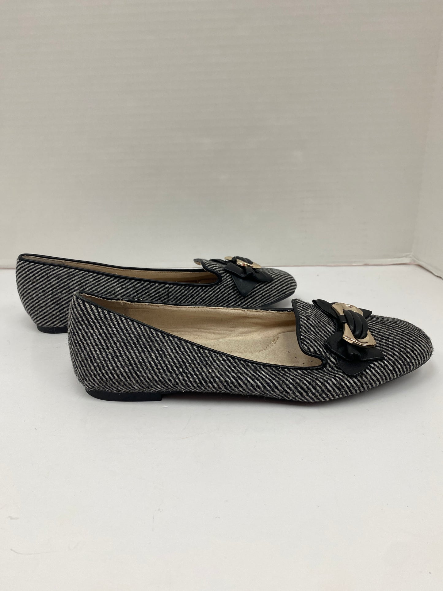 Navy Shoes Flats Alex Marie, Size 8.5