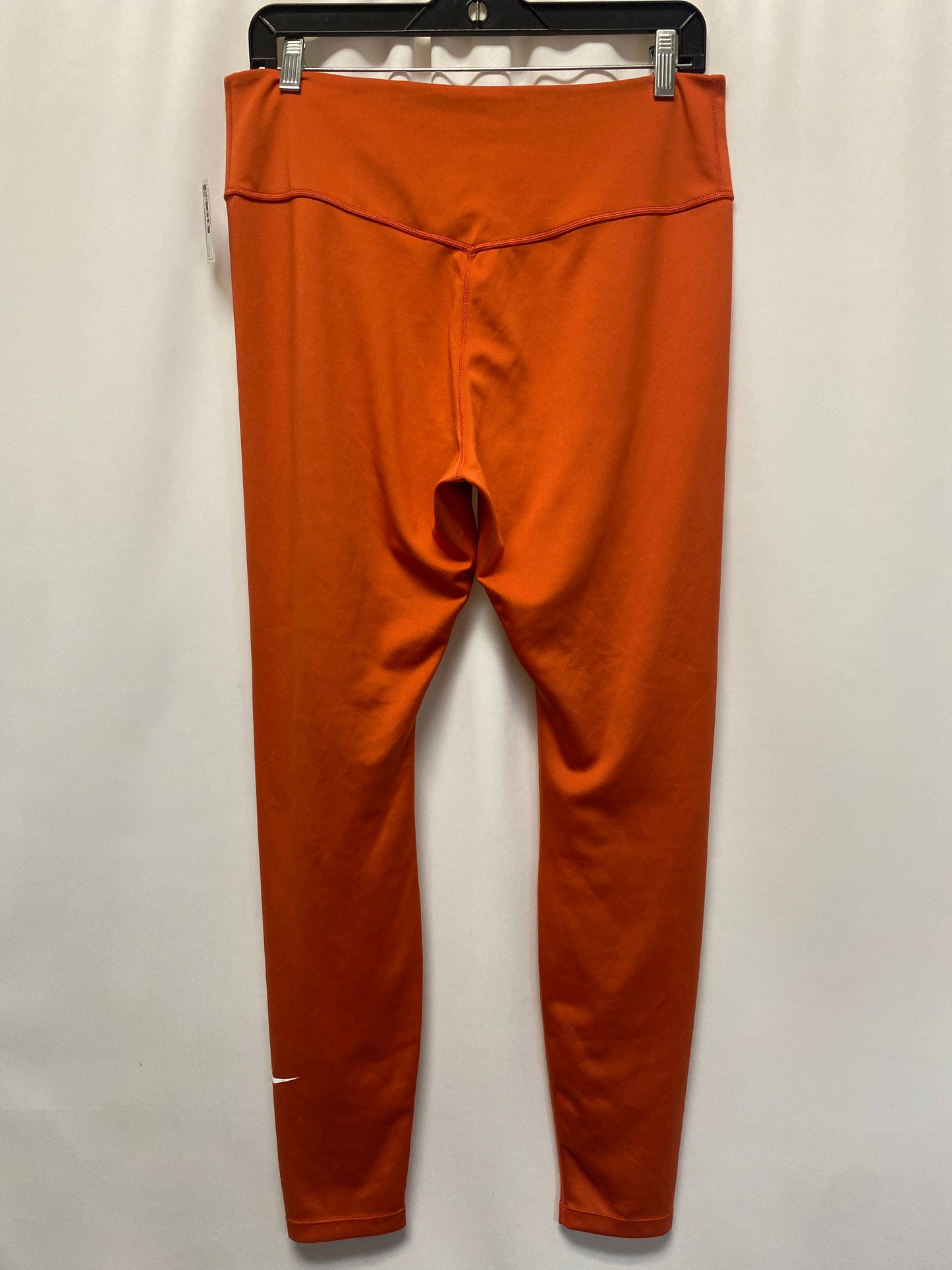 Orange Athletic Leggings Nike, Size Xl