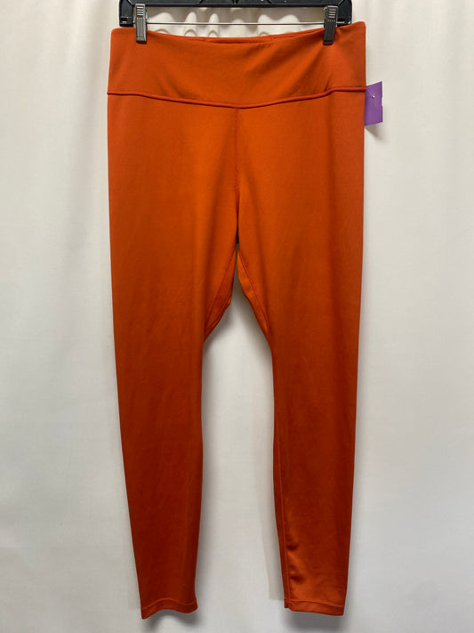 Orange Athletic Leggings Nike, Size Xl