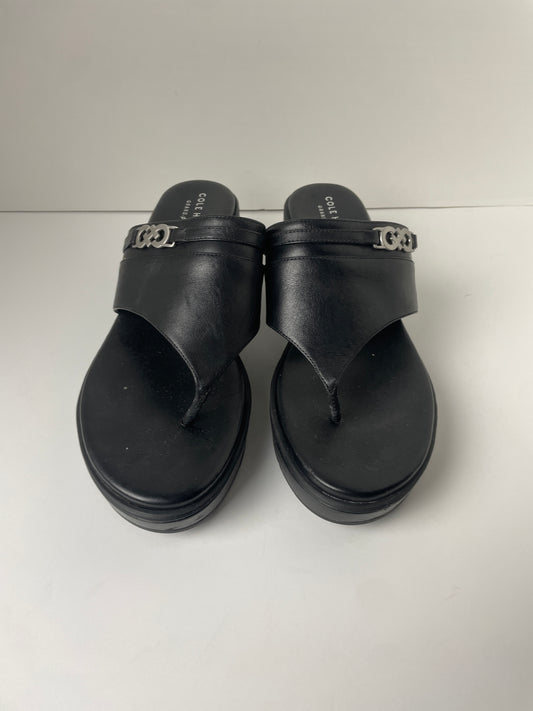 Black Sandals Heels Block Cole-haan, Size 8.5