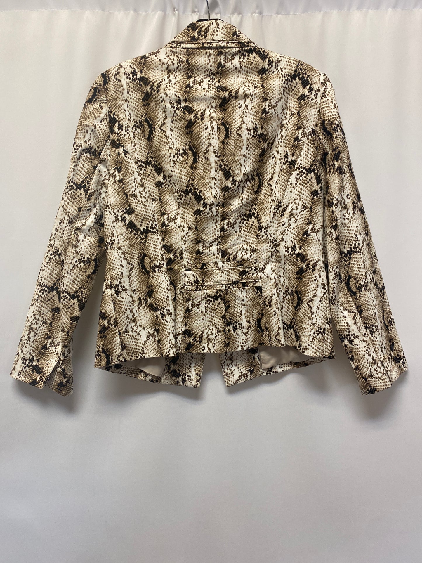 Animal Print Blazer White House Black Market, Size M