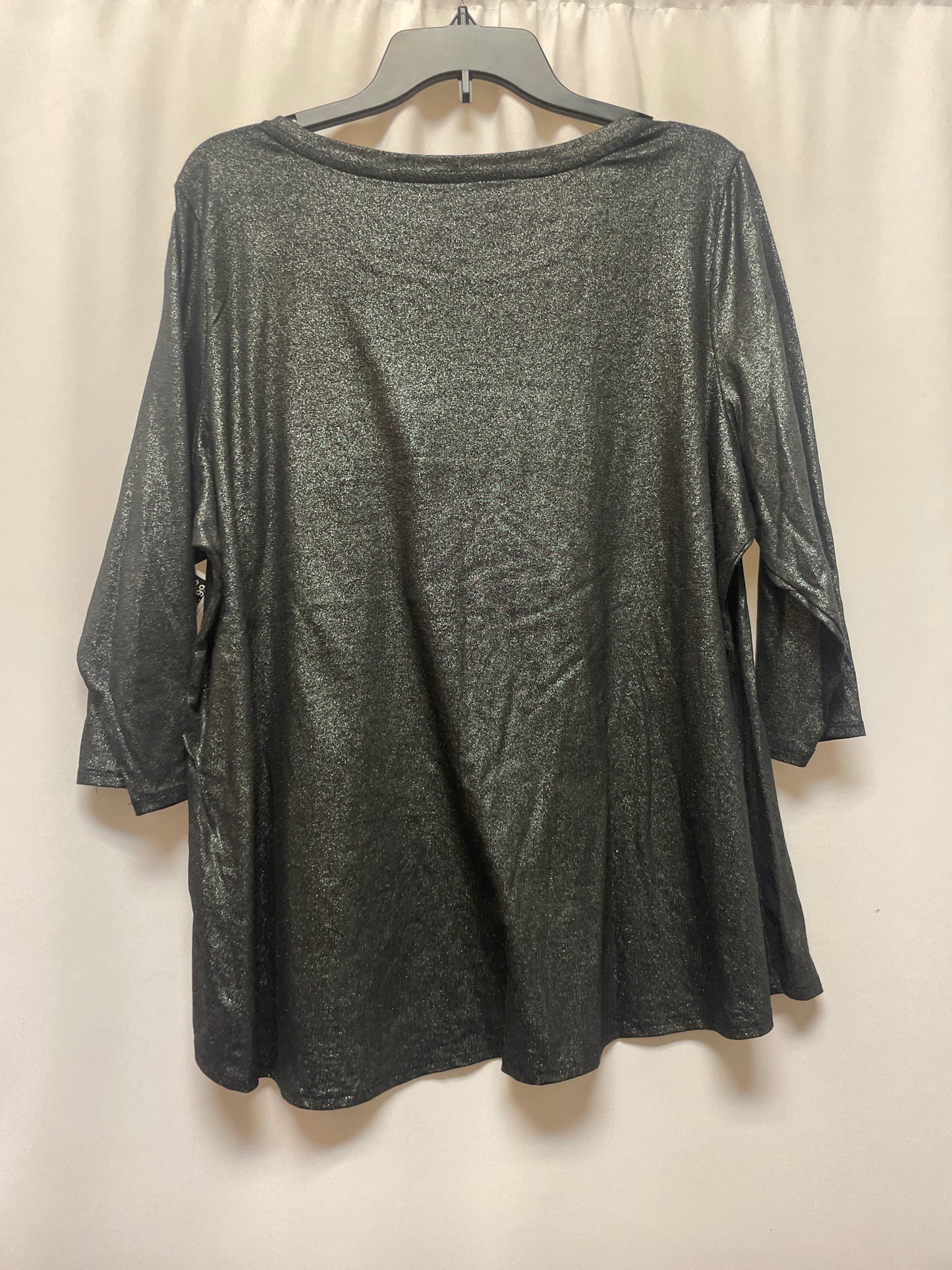 Black Top Long Sleeve Avenue, Size 1x