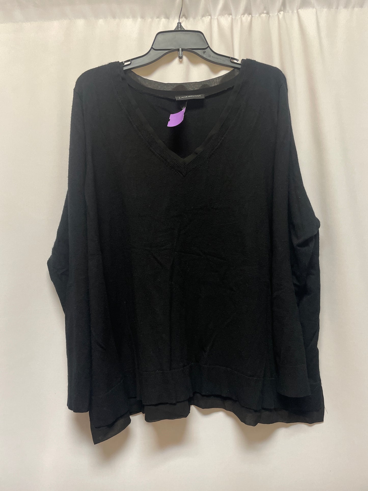 Black Top Long Sleeve Lane Bryant, Size 3x