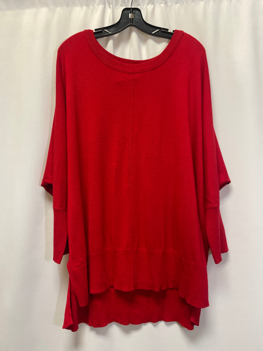 Red Sweater Wonderly, Size 2x