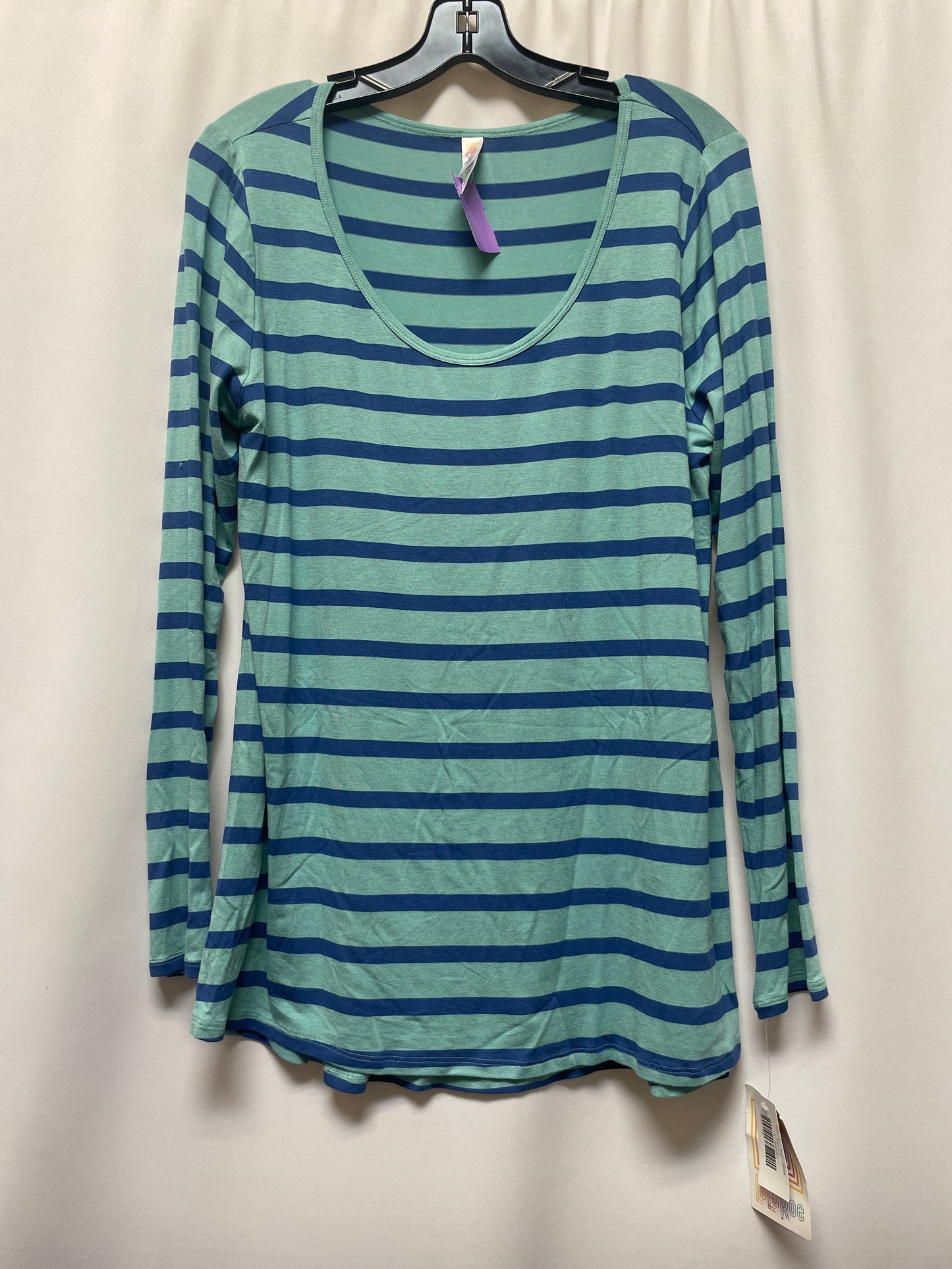 Teal Top Long Sleeve Lularoe, Size L