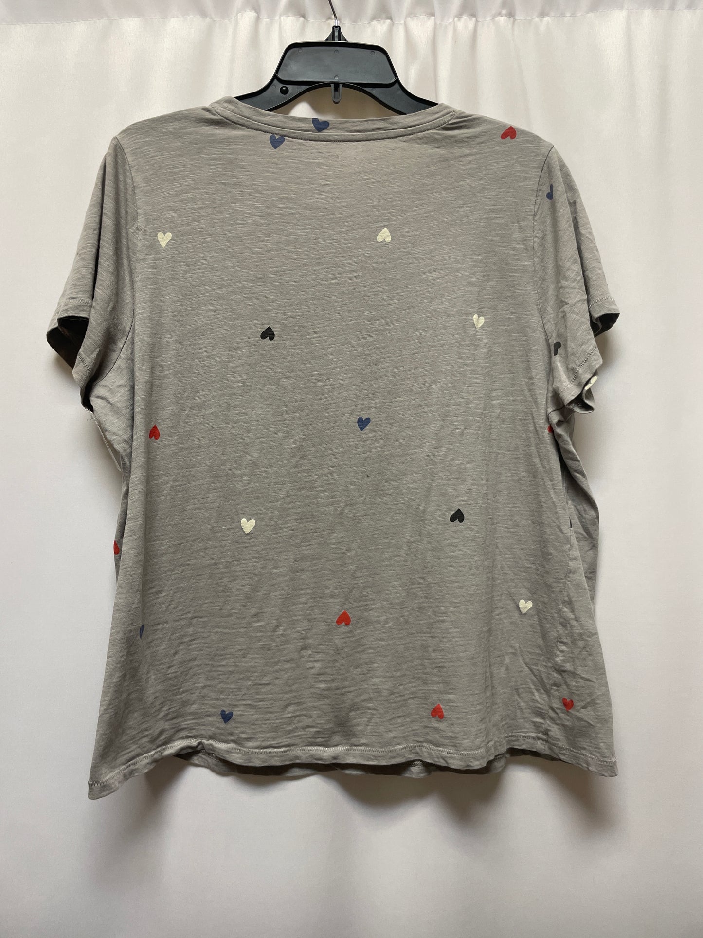 Top Short Sleeve By Sonoma In Grey, Size: Xl