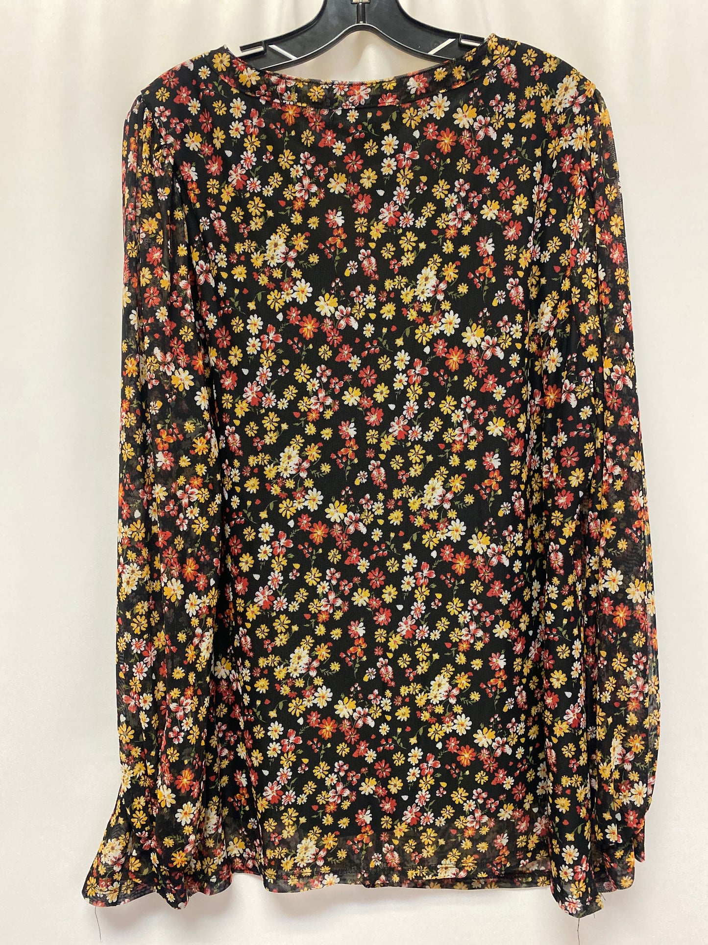 Black Top Long Sleeve Clothes Mentor, Size 3x