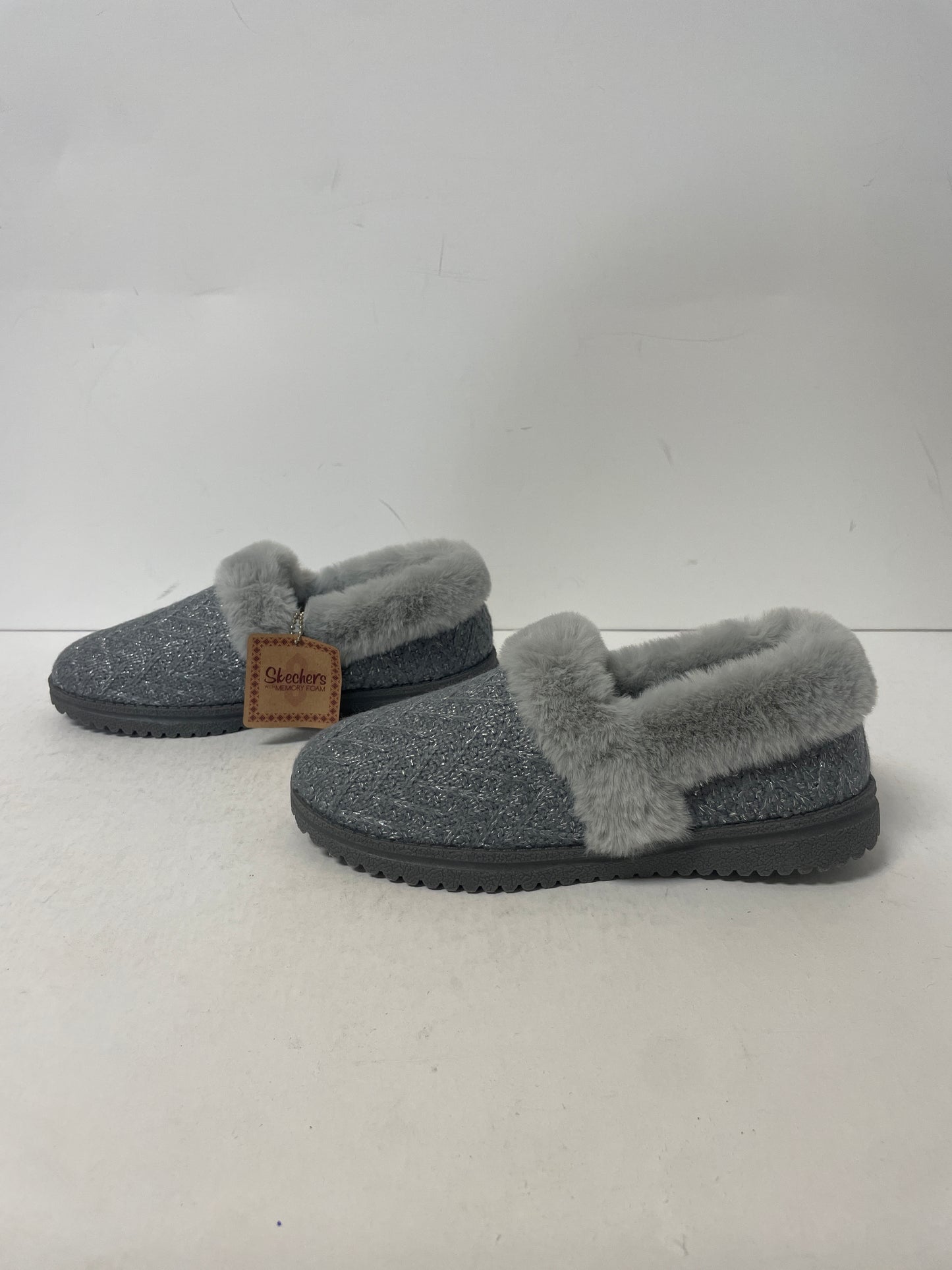 Slippers By Skechers In Grey, Size: 6