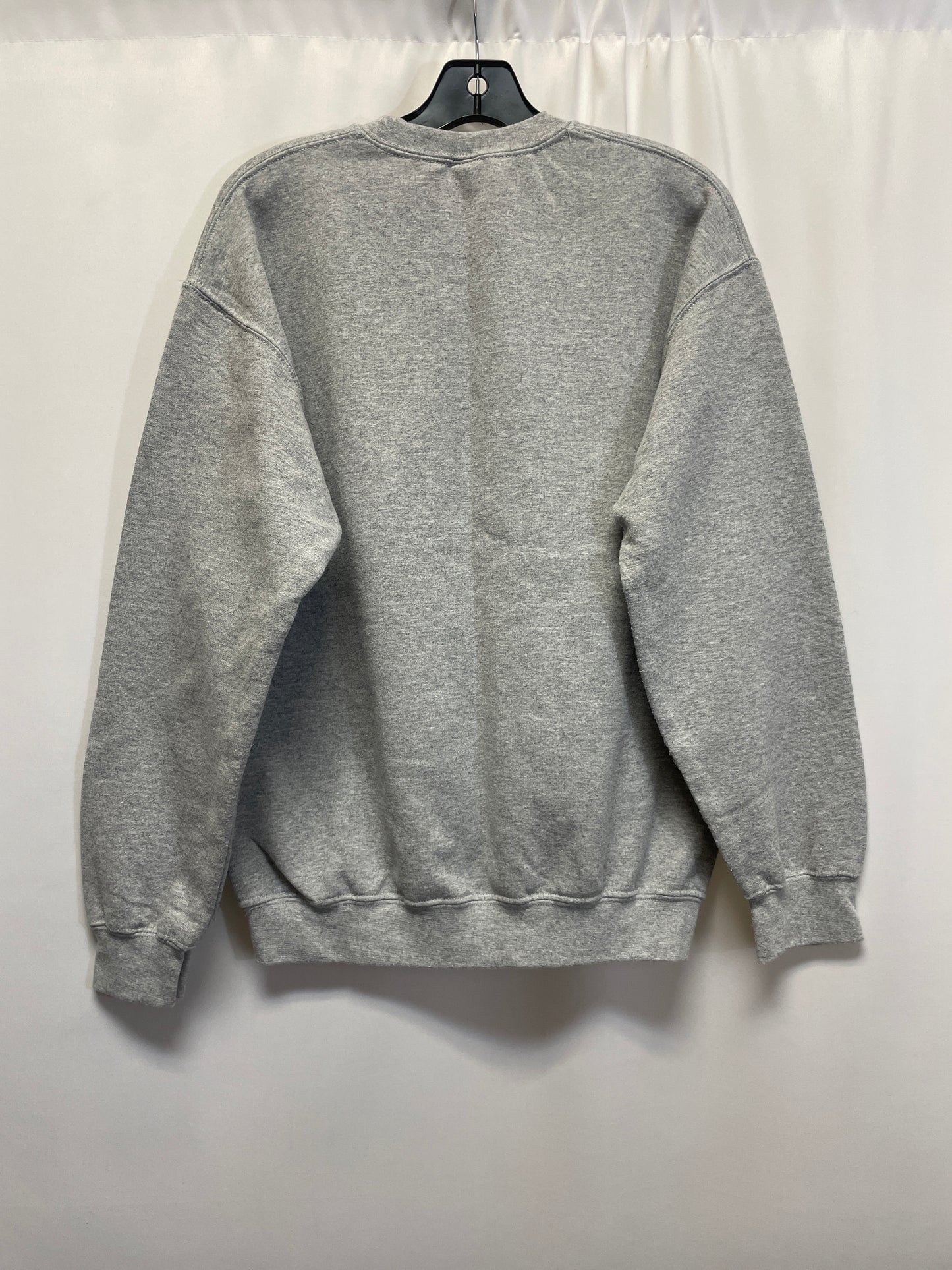 Sweatshirt Collar By Gildan In Grey, Size: M