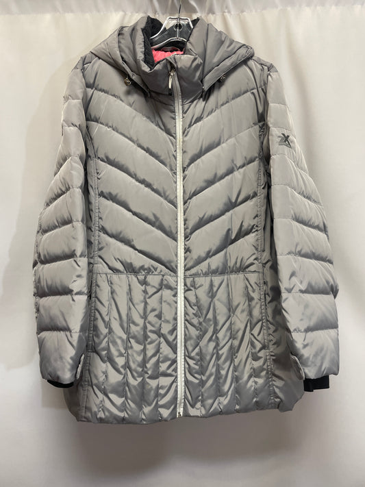 Coat Puffer & Quilted By Zero Xposure In Grey, Size: 2x