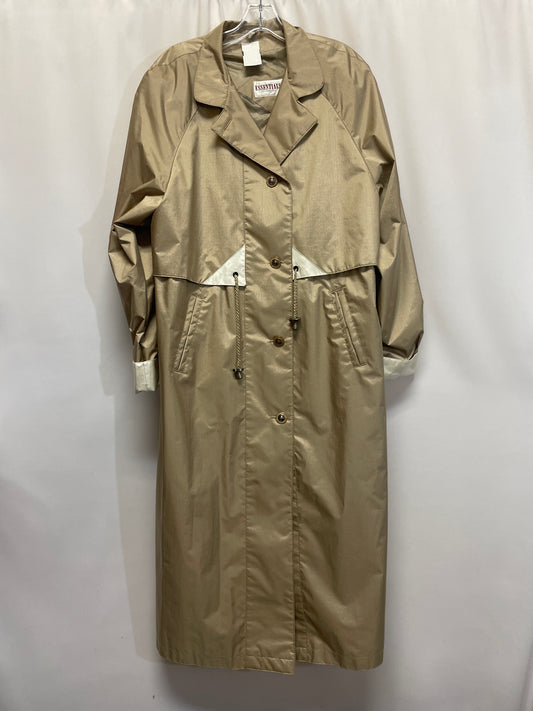 Coat Trench Coat By Worthington In Tan, Size: L